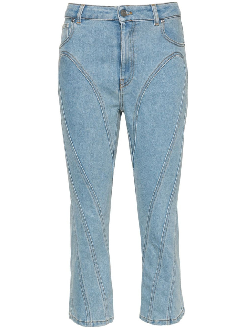 high-rise cropped jeans 1
