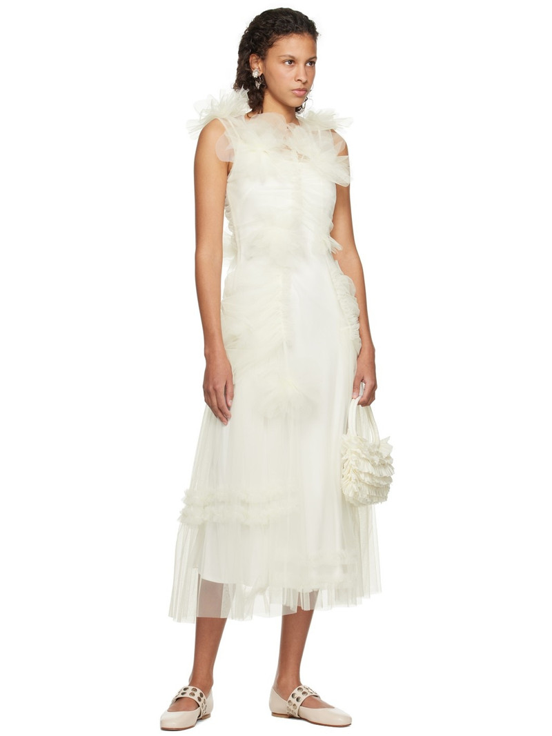 SSENSE Exclusive Off-White Frilled Bag 4