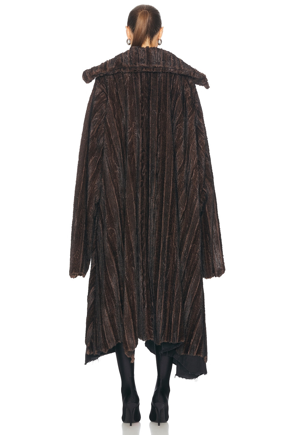 Faux Fur Mink Coat - 5