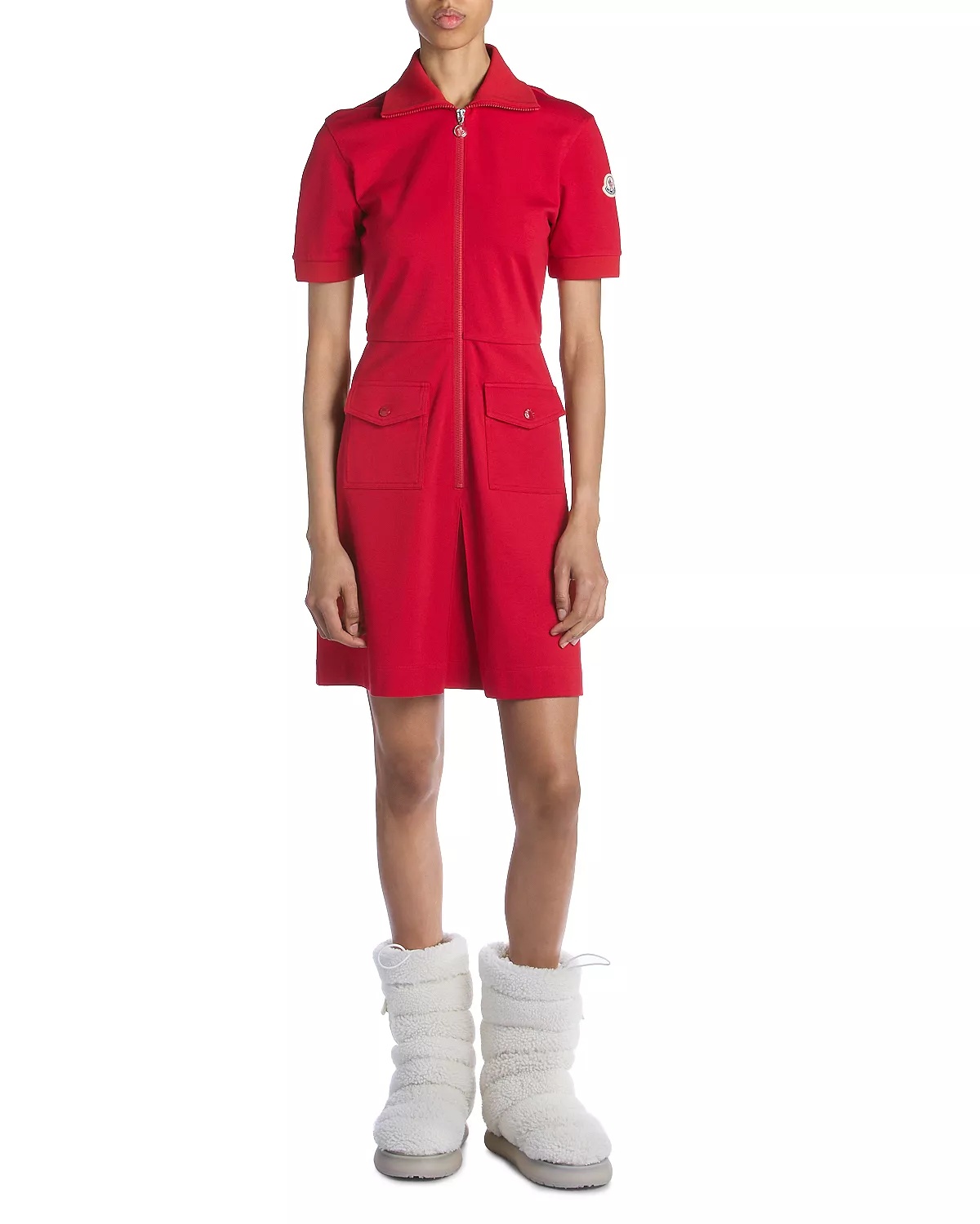 Punto Milano Zip Front Dress - 3