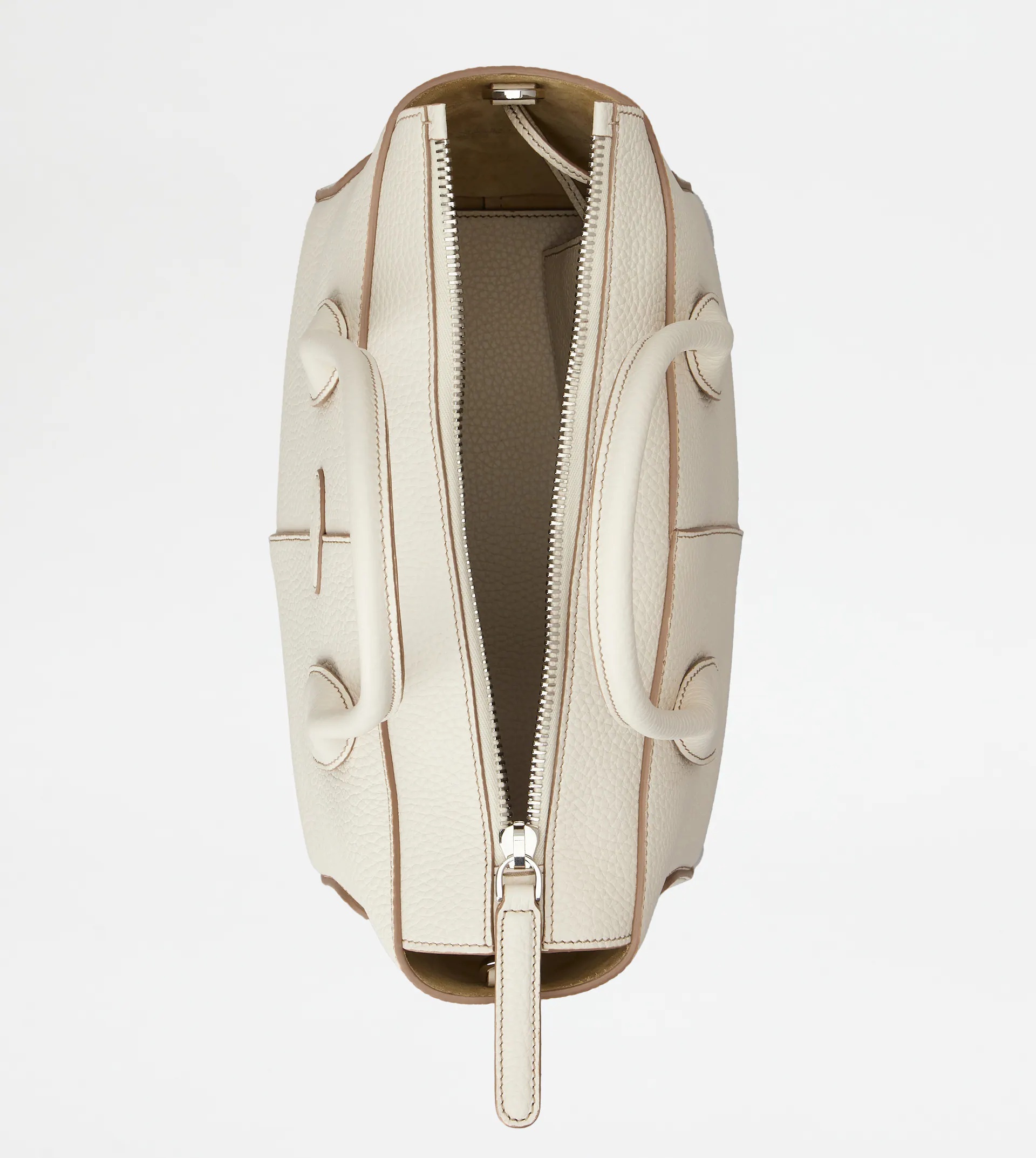 TOD'S DI BAG IN LEATHER SMALL - OFF WHITE - 4