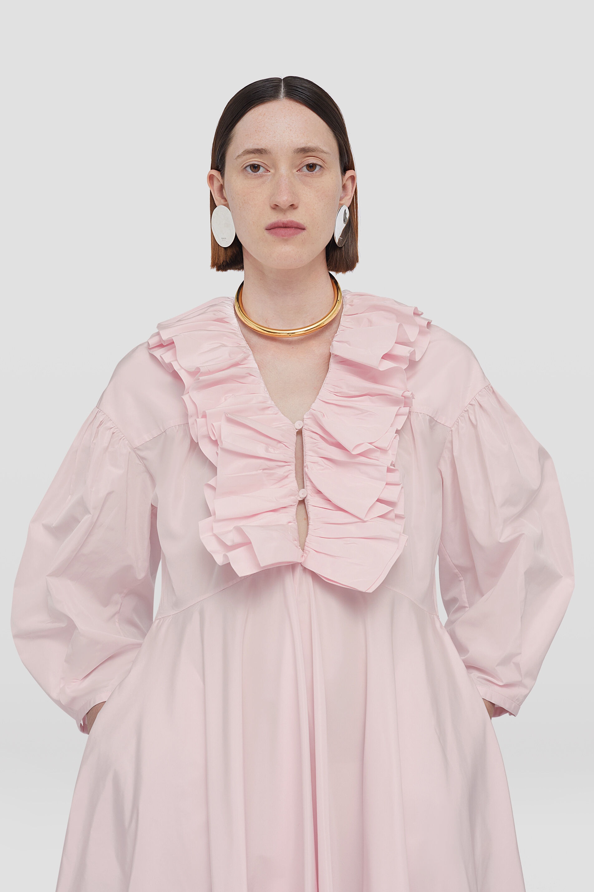 Pleated Dress - 5