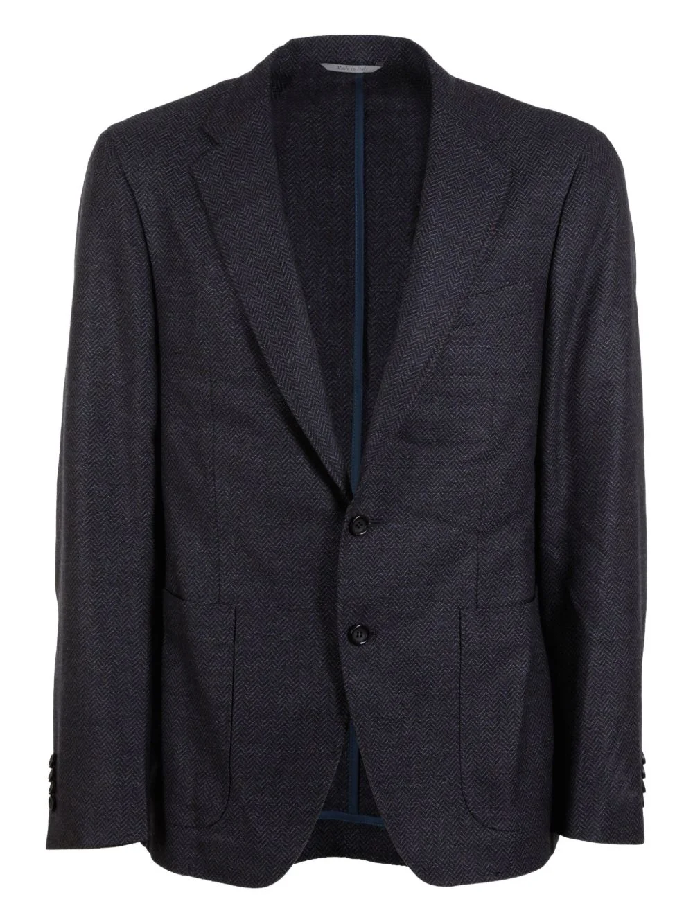 herringbone blazer - 1