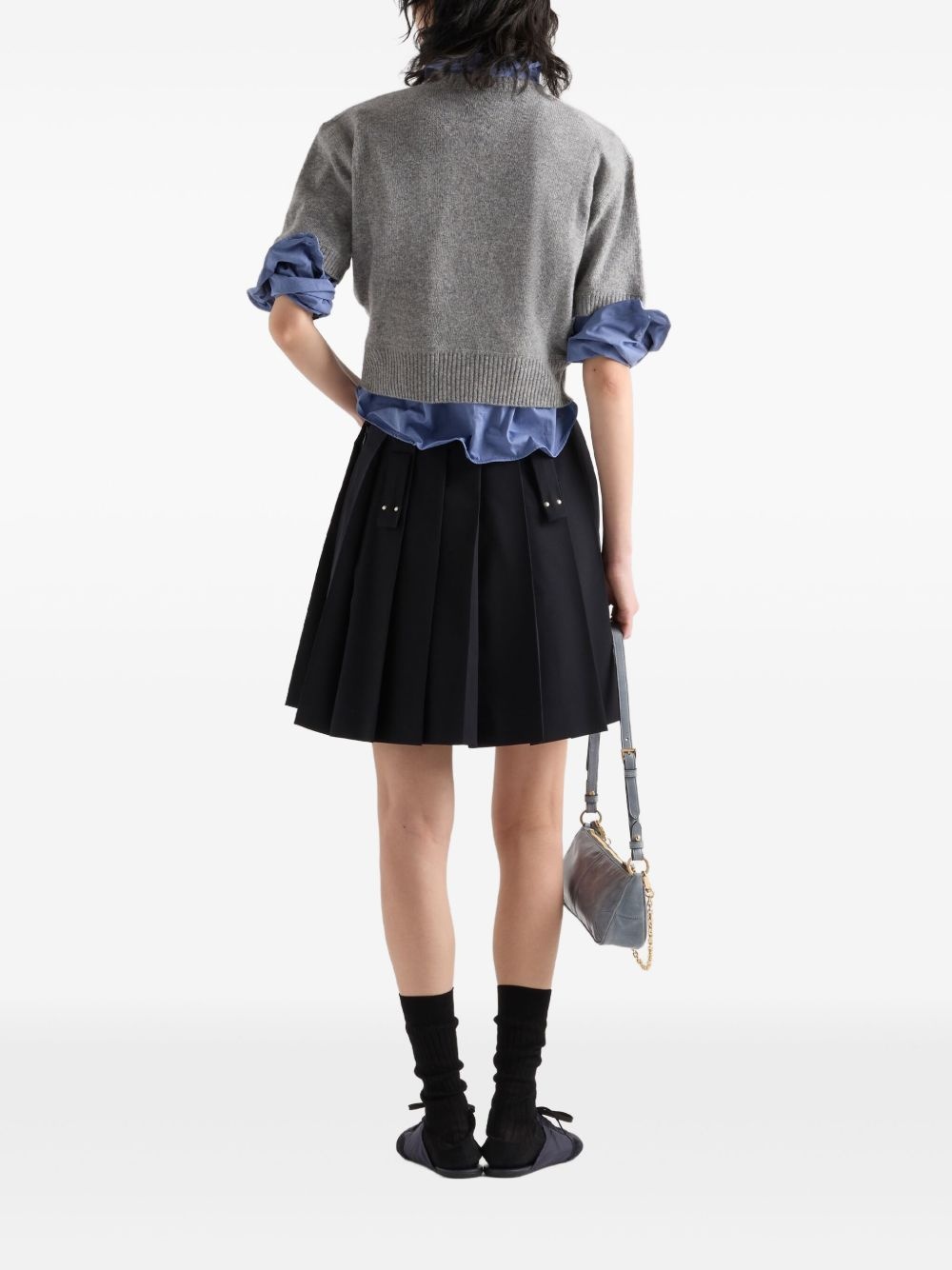 【関税込み】prada Pleated gabardine skirt Prada Pleated Gabardine Skirt | Saks Fifth Avenue