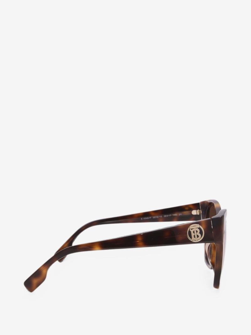 tortoiseshell-effect logo-plaque sunglasses 3