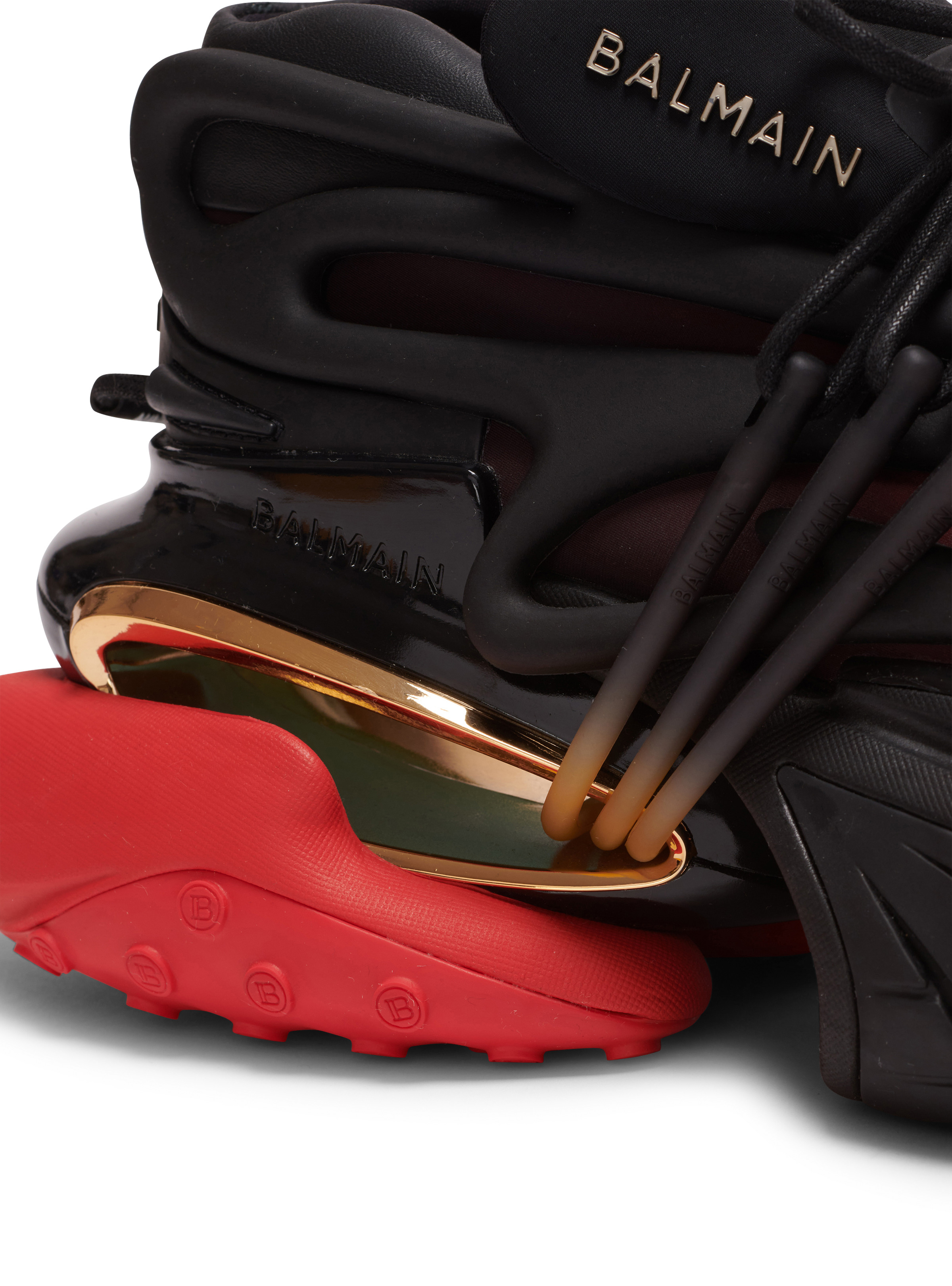 Unicorn low-top trainers in neoprene and leather - 6