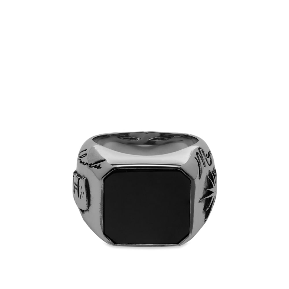 Alexander McQueen Stone Signet Ring - 1