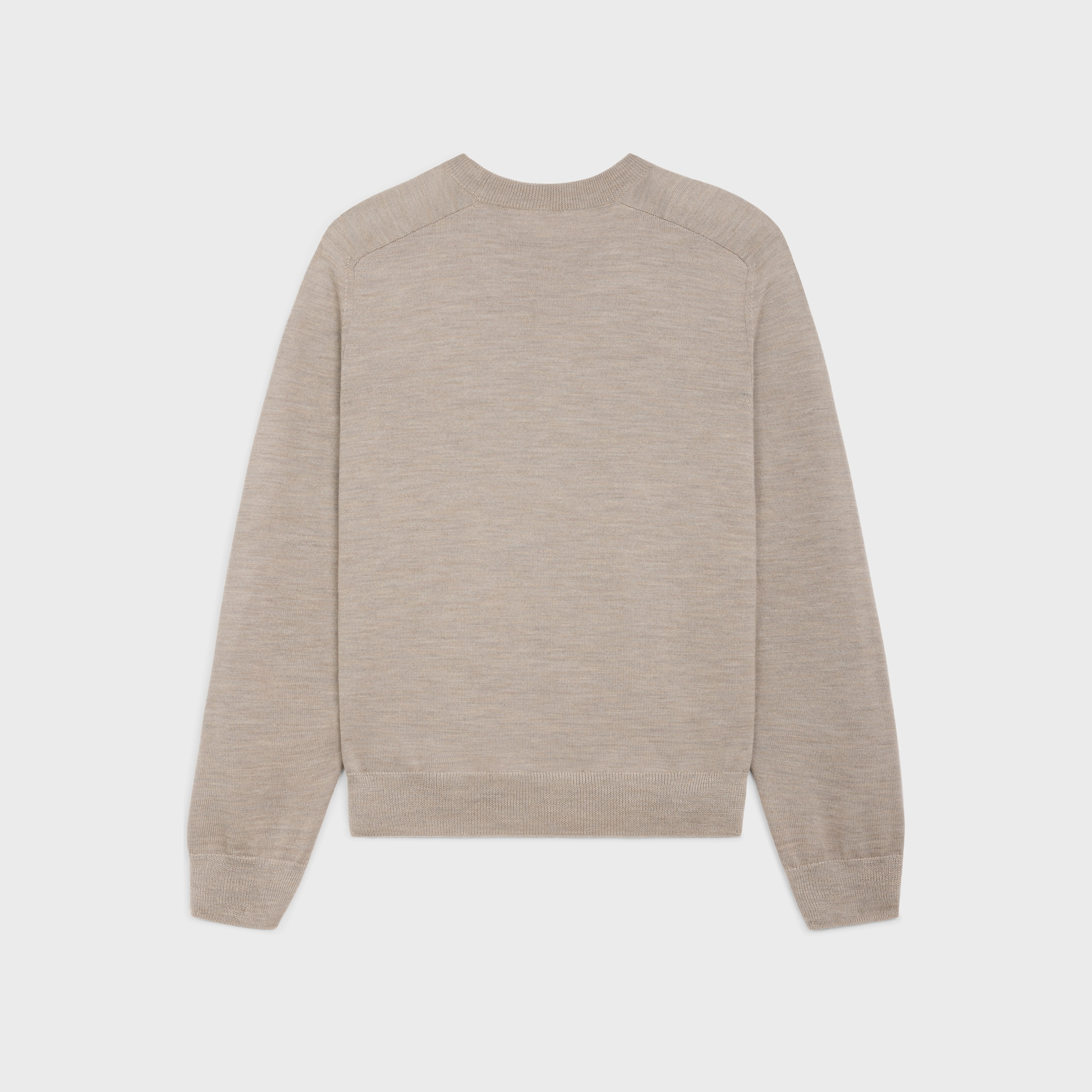 triomphe crew neck sweater in wool - 2