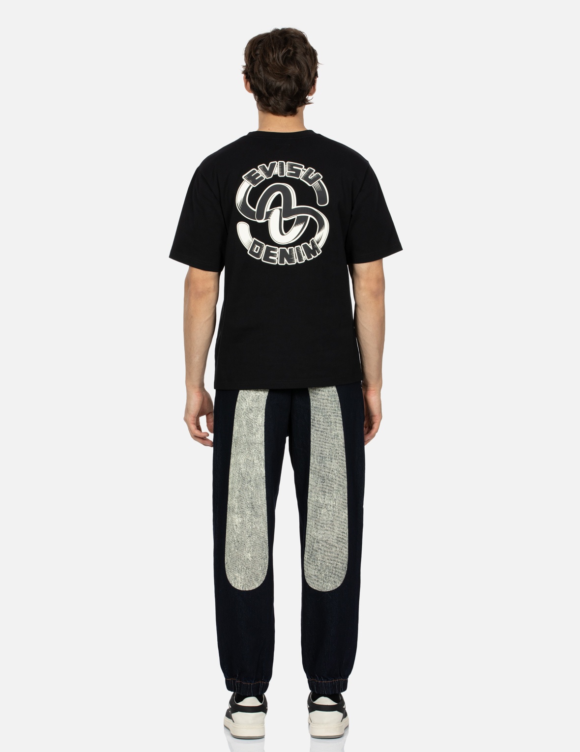 DAICOCK PRINTED FASHION FIT DENIM JOGGERS - 5