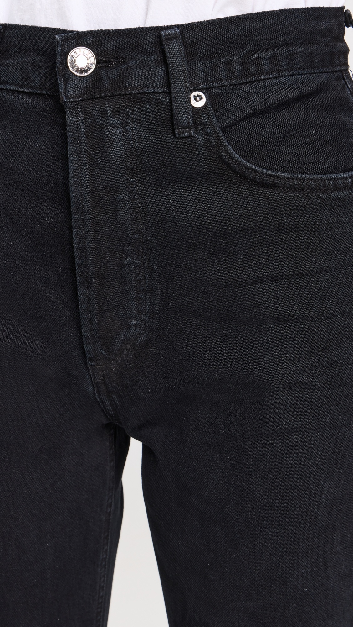 90'S Pinch Waist: High Rise Straight Jeans - 5