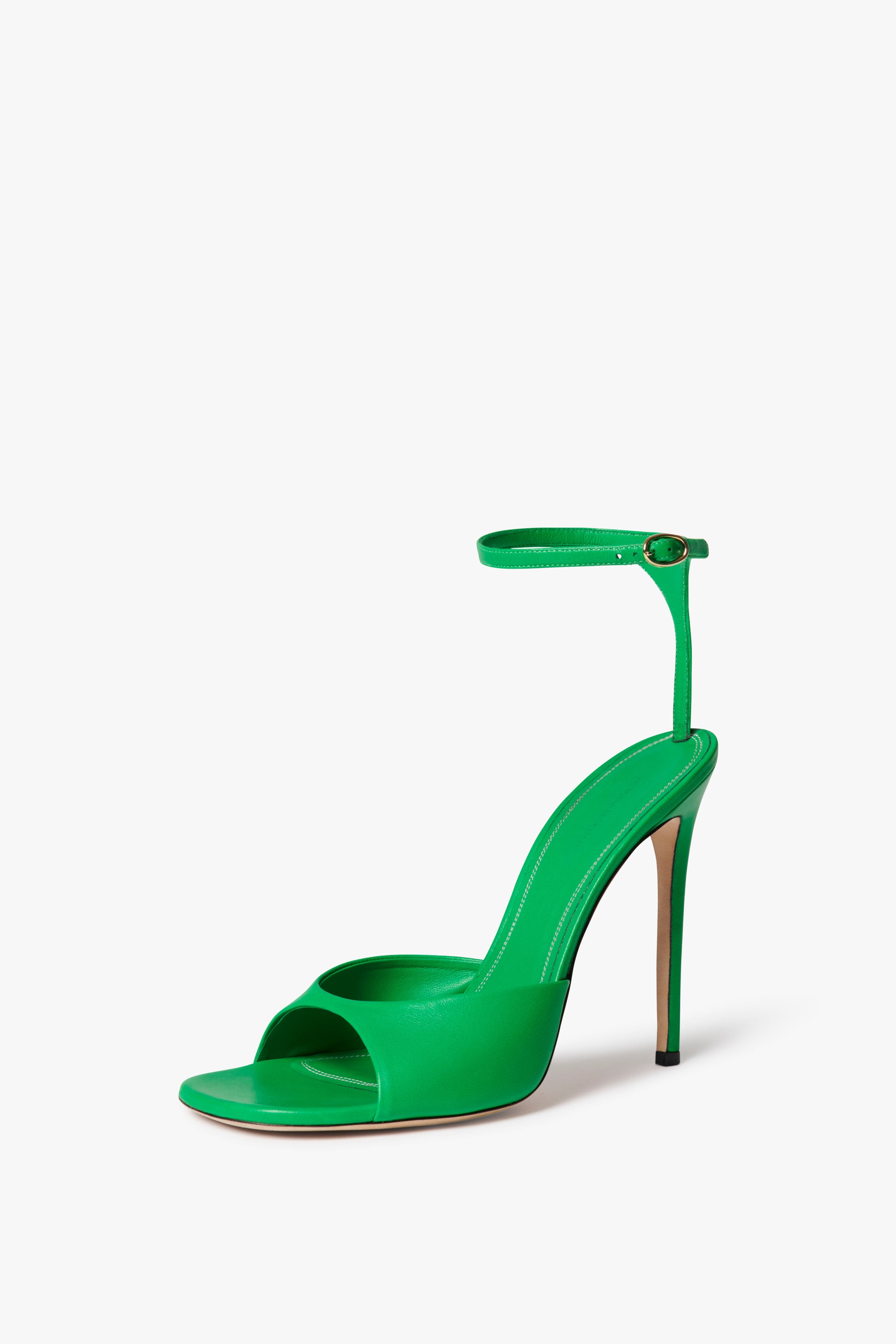 Destiny Sandal 90mm in Green - 3