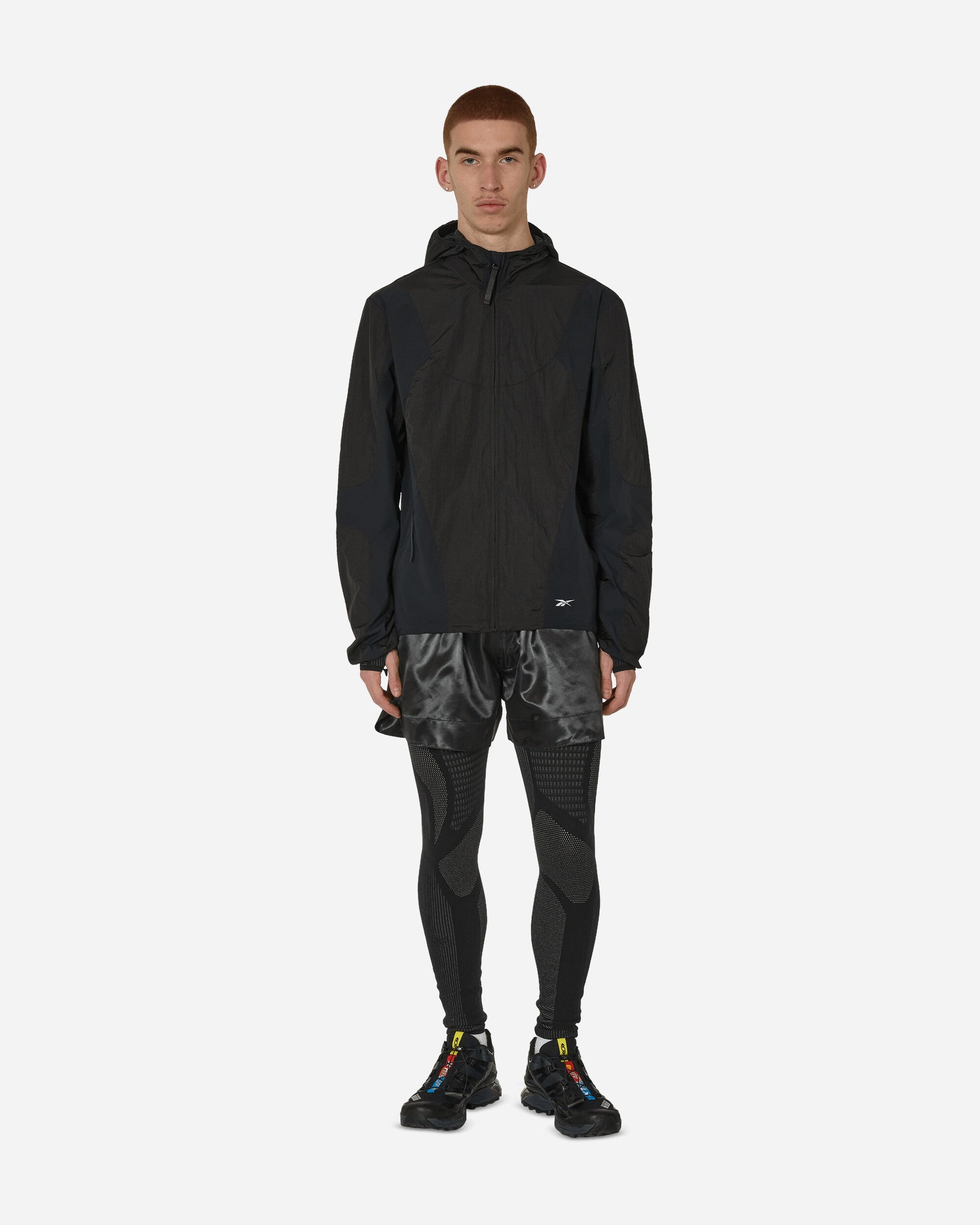 Paneled Running Jacket Black - 4