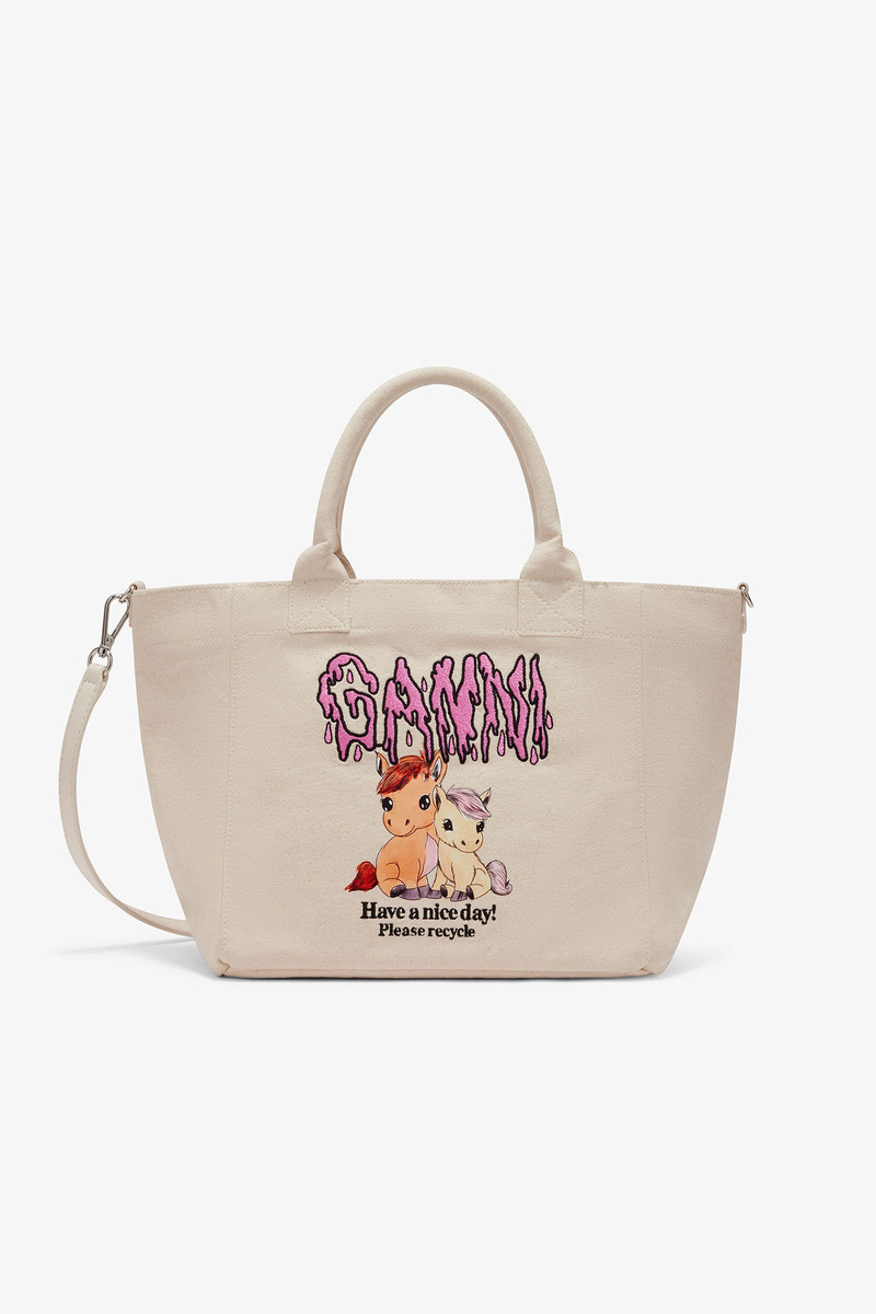 SMALL EASY PONY PRINTED SHOPPER 1