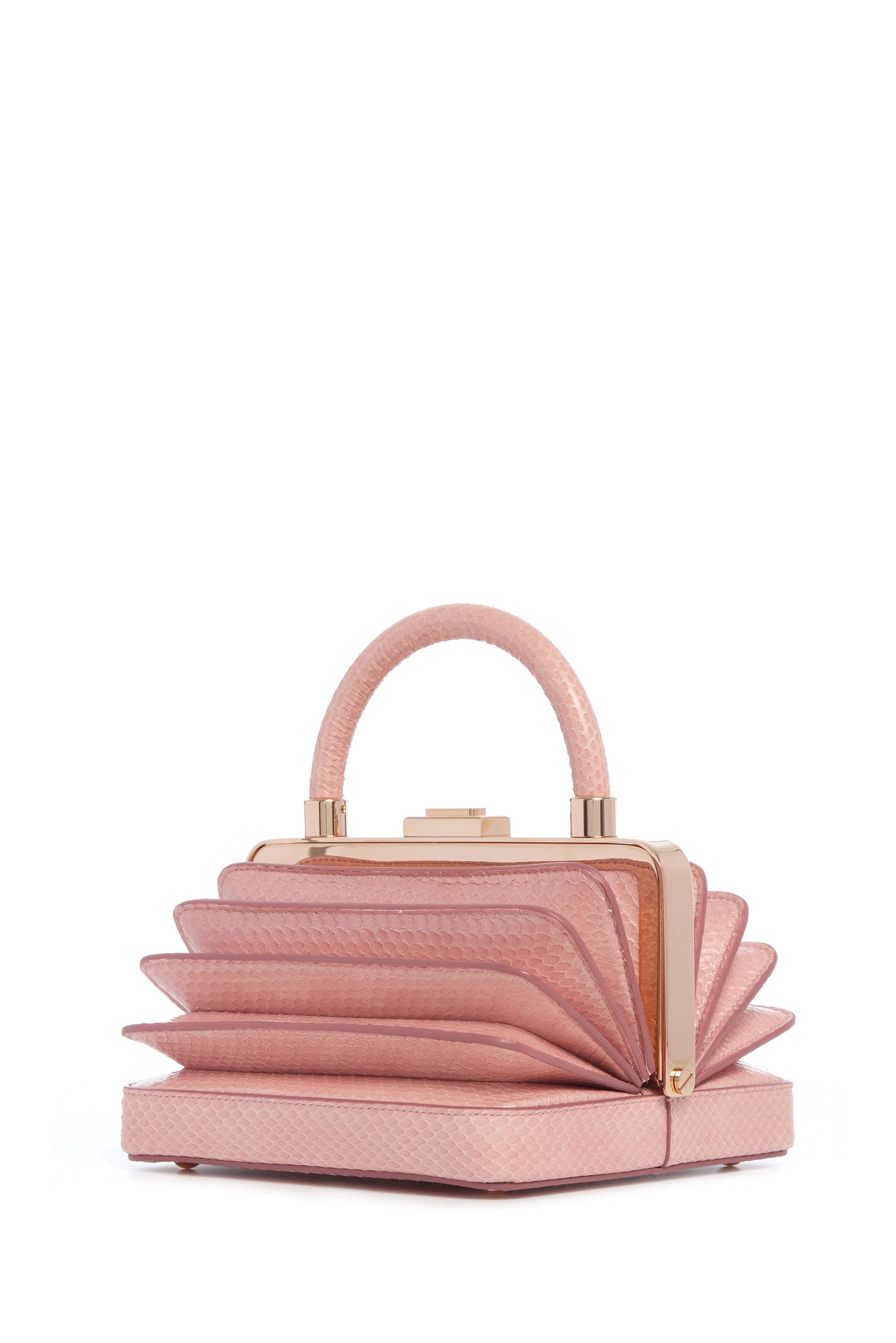 Diana Bag in Pink Snakeskin - 1