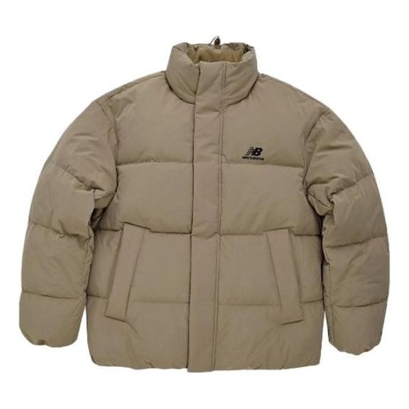 New Balance Logo Sports Down Jackets 'Beige' AMJ24359-TWD - 1