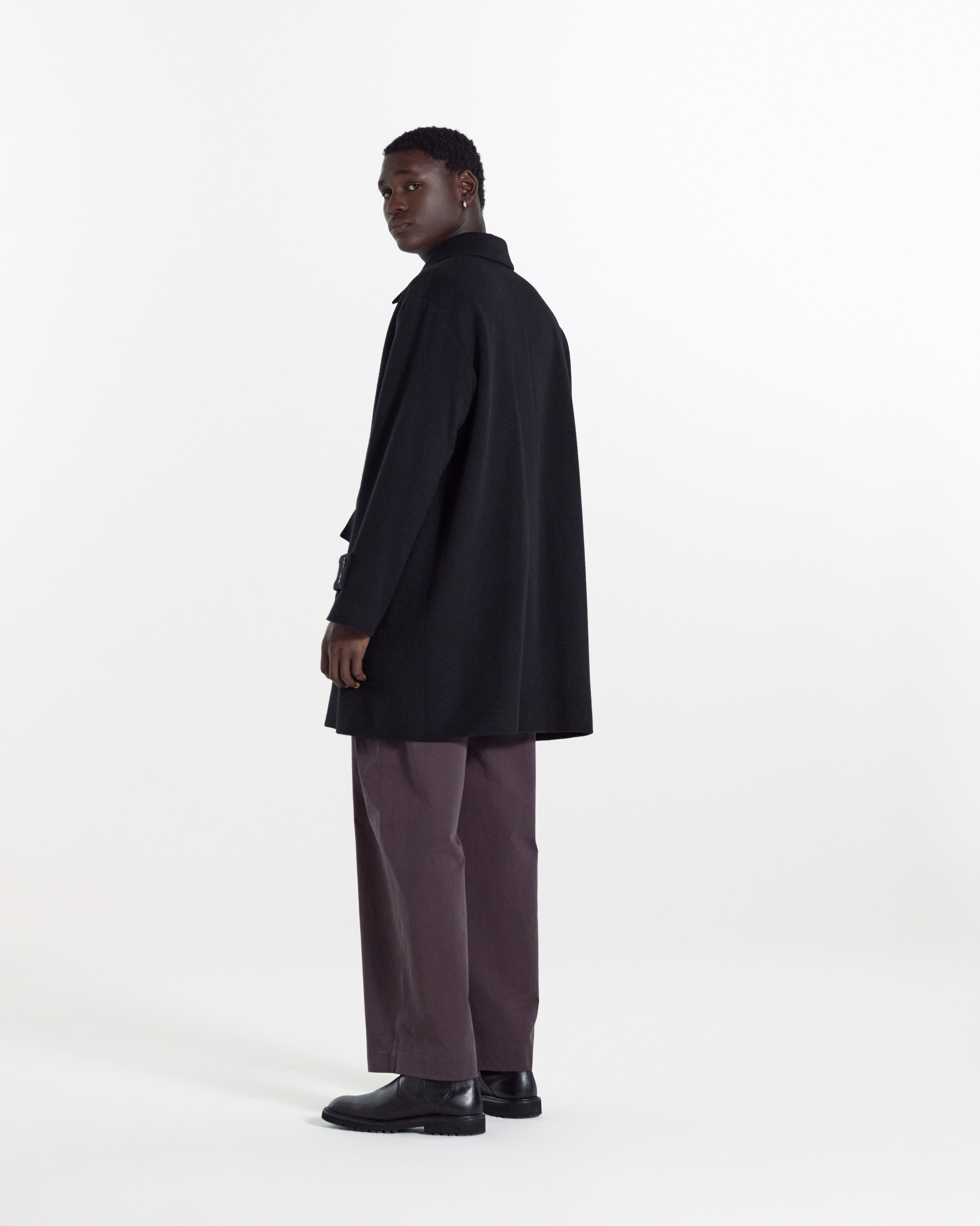 Humbie Cashmere Wool Blend Coat - 3