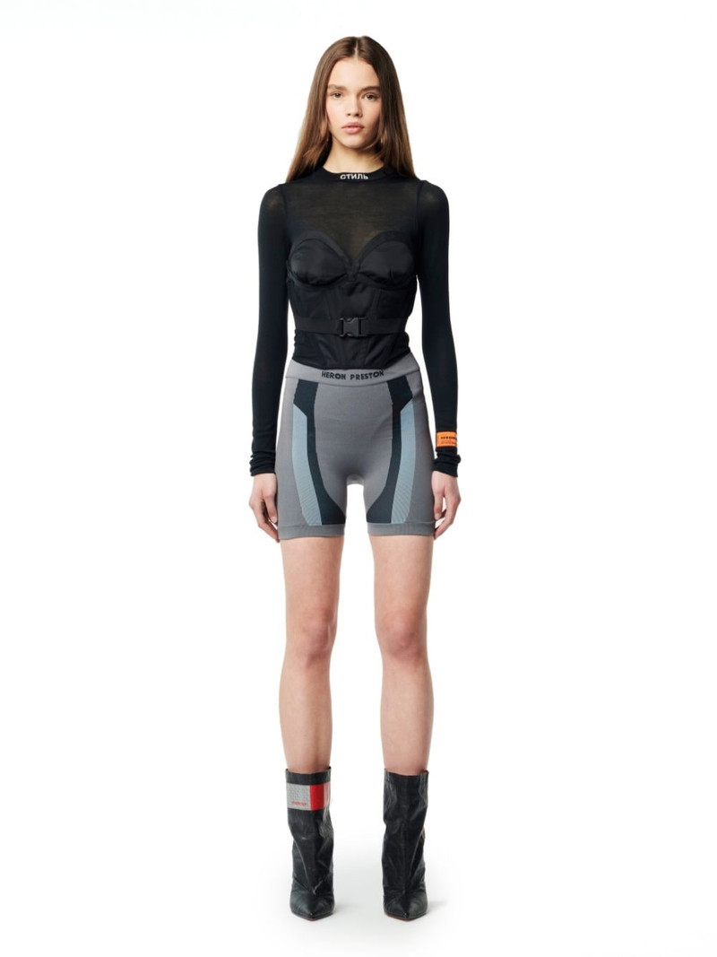 Heron Preston 3D RIBBING SHORTS outlook