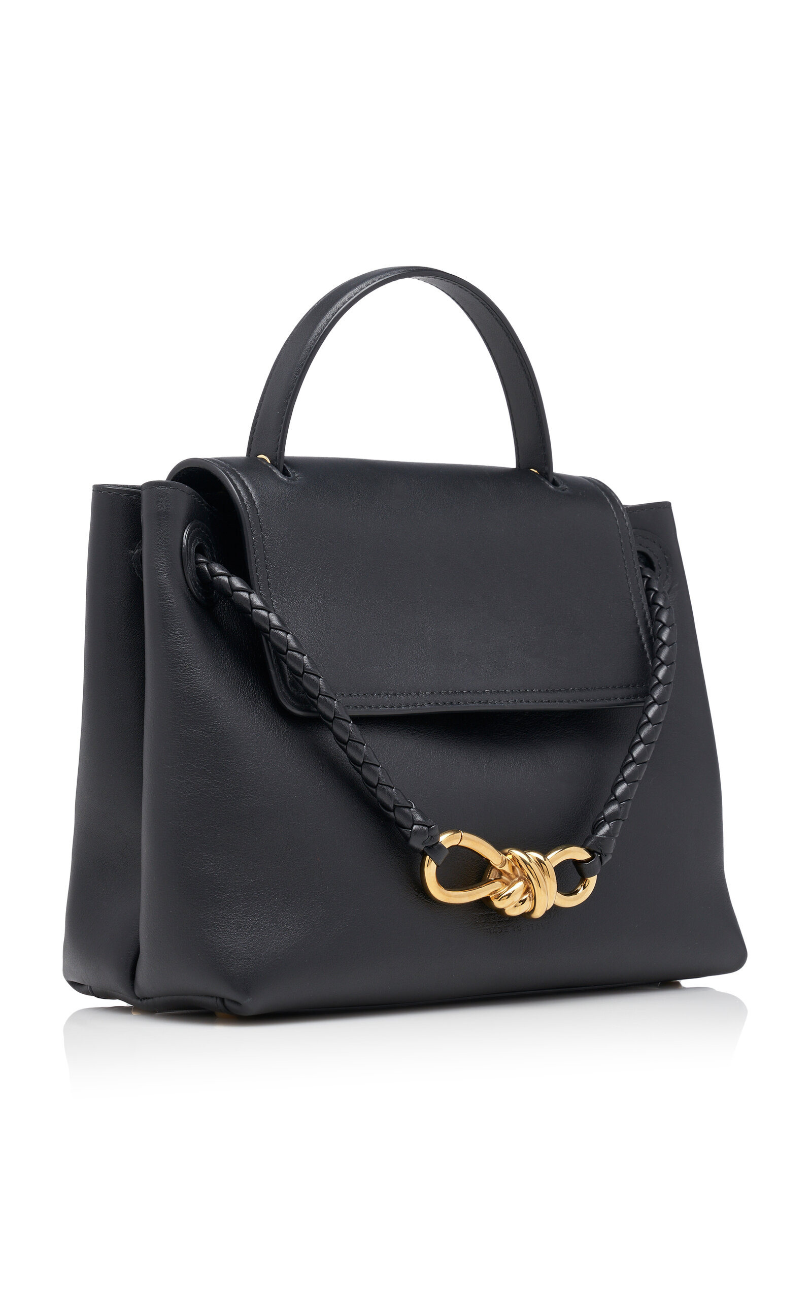Small Ciao Ciao Leather Top Handle Bag black - 4