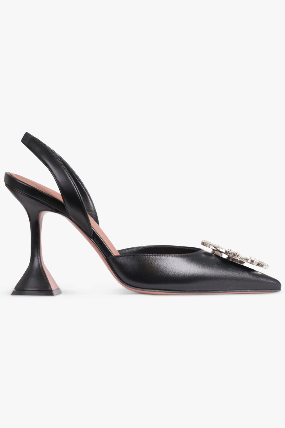BEGUM 95MM SLINGBACK HEEL | BLACK - 2