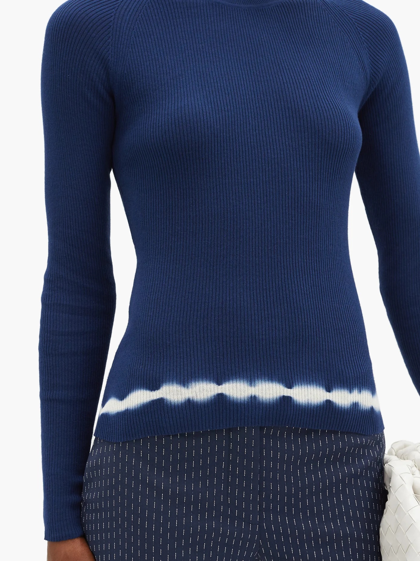 Kazuko Shibori-dye hem cotton sweater - 3