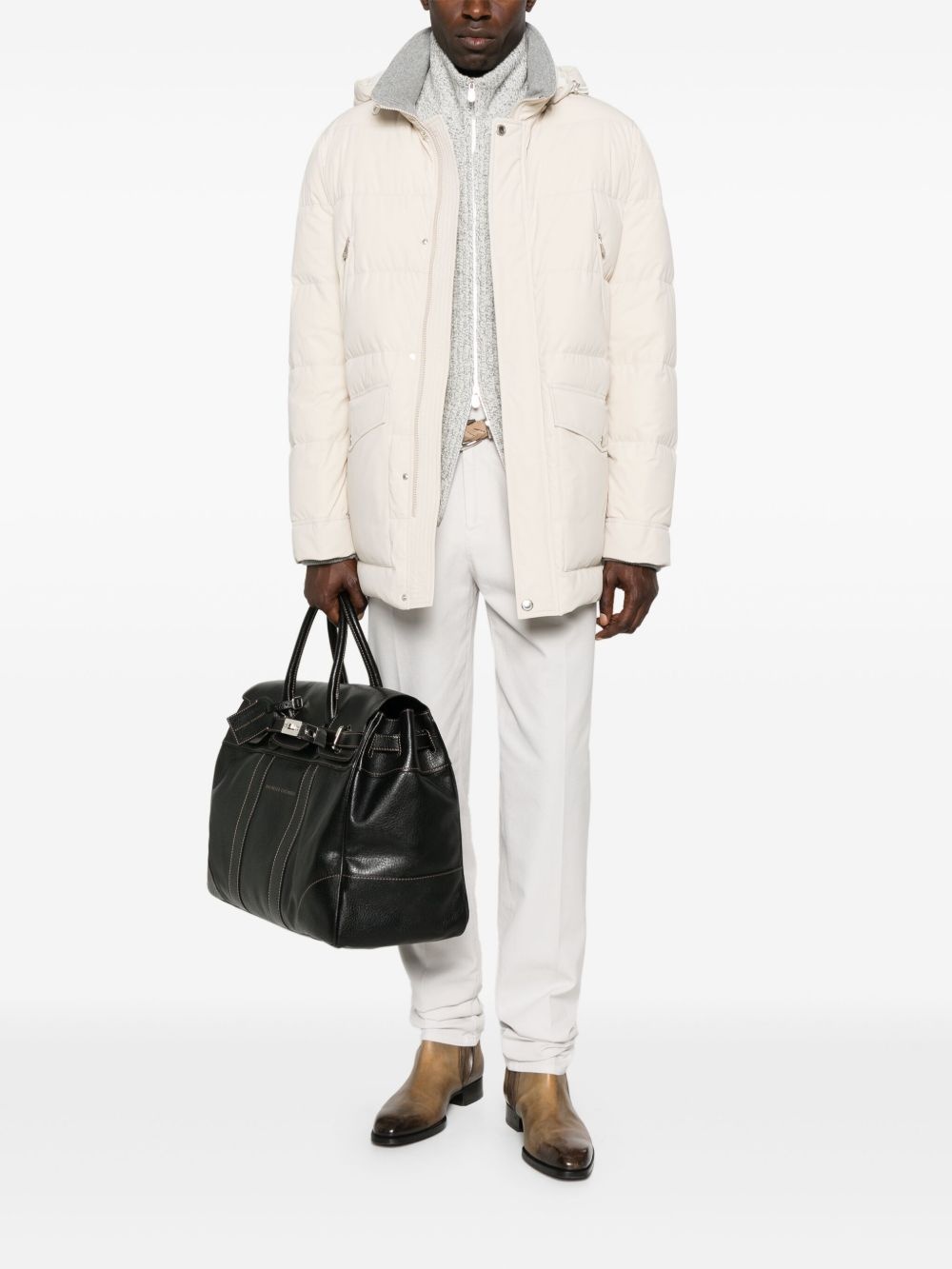 hooded puffer jacket - 2