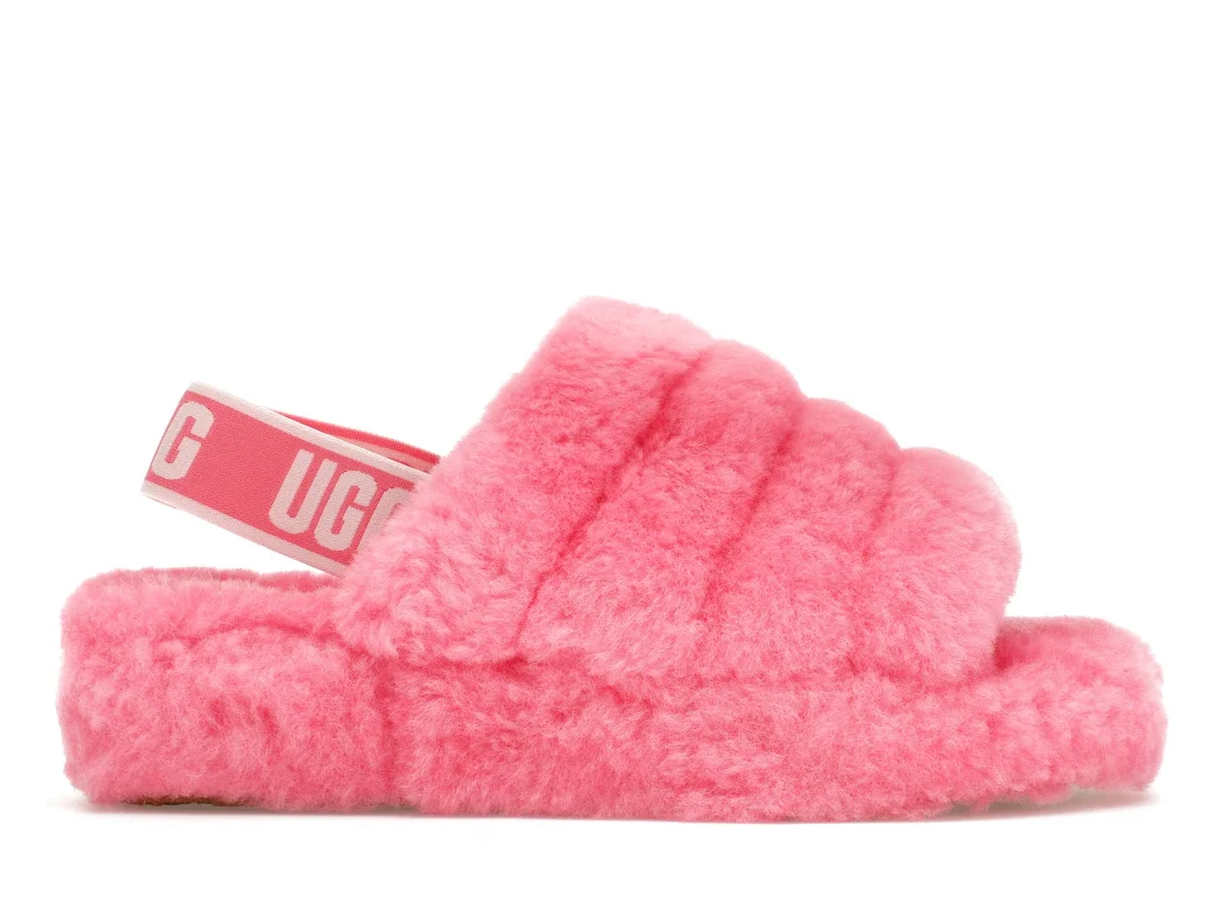 UGG Fluff Yeah Slide Pink Rose (Women's) - 1