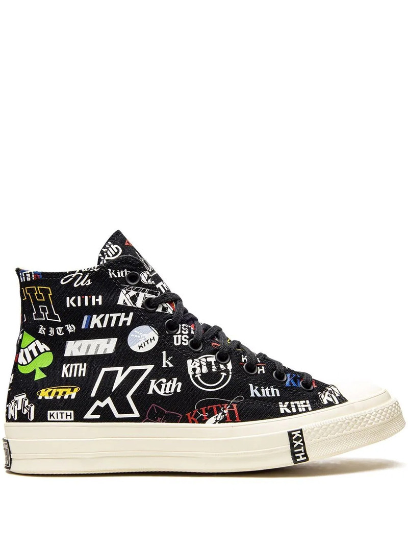 x Kith Chuck 70 Hi "10th Anniversary - Black" sneakers 1