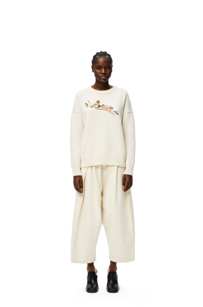 Loewe LOEWE embellished sweater in wool outlook