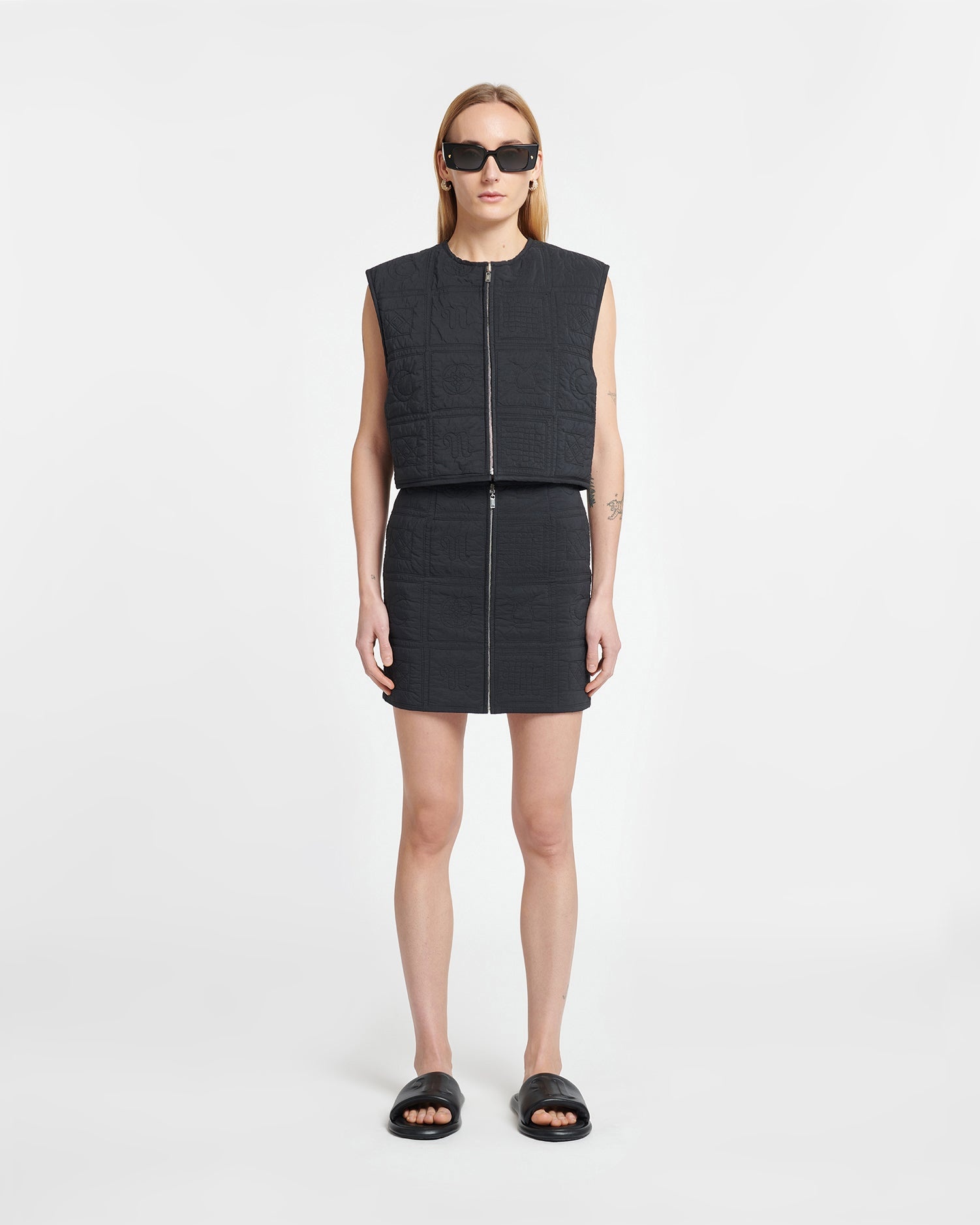 Quilted Tech Poplin Vest - 3