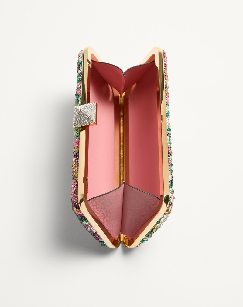 Valentino CARRY SECRETS MINAUDIERE WITH RHINESTONE VOYAGE IMAGINAIRE MOTIF outlook