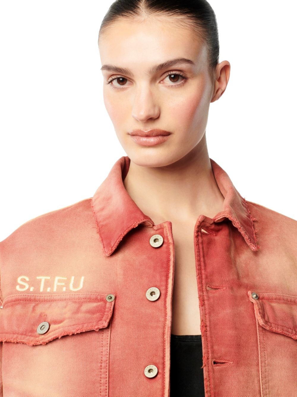 Distressed Canvas Jacket - 5