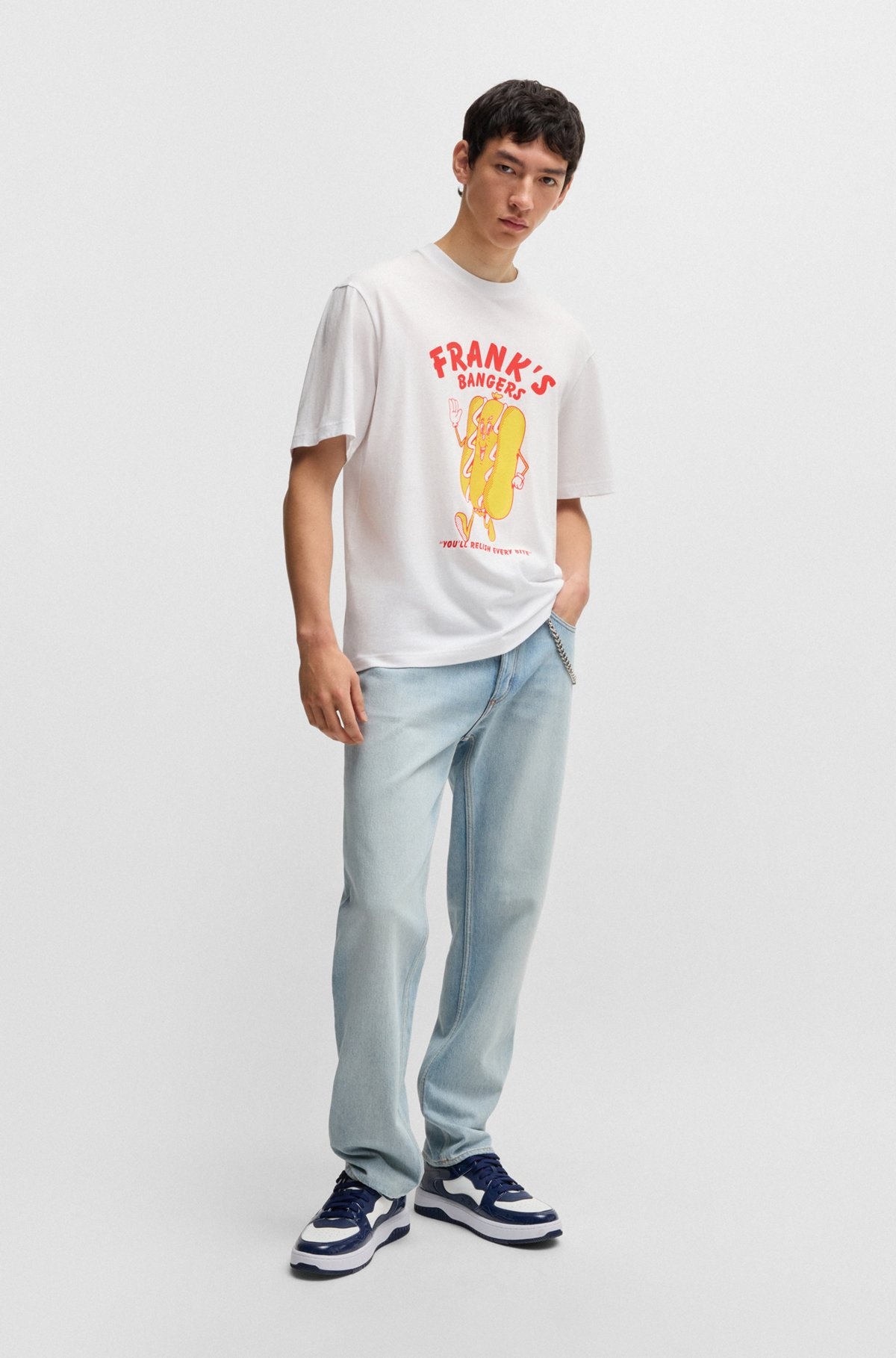 COTTON-JERSEY REGULAR-FIT T-SHIRT WITH SEASONAL ARTWORK - 4