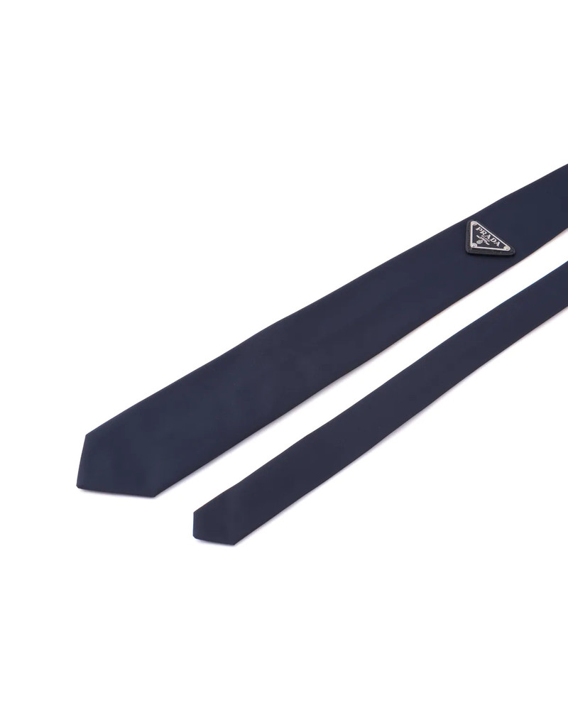 Re-Nylon gabardine tie 3