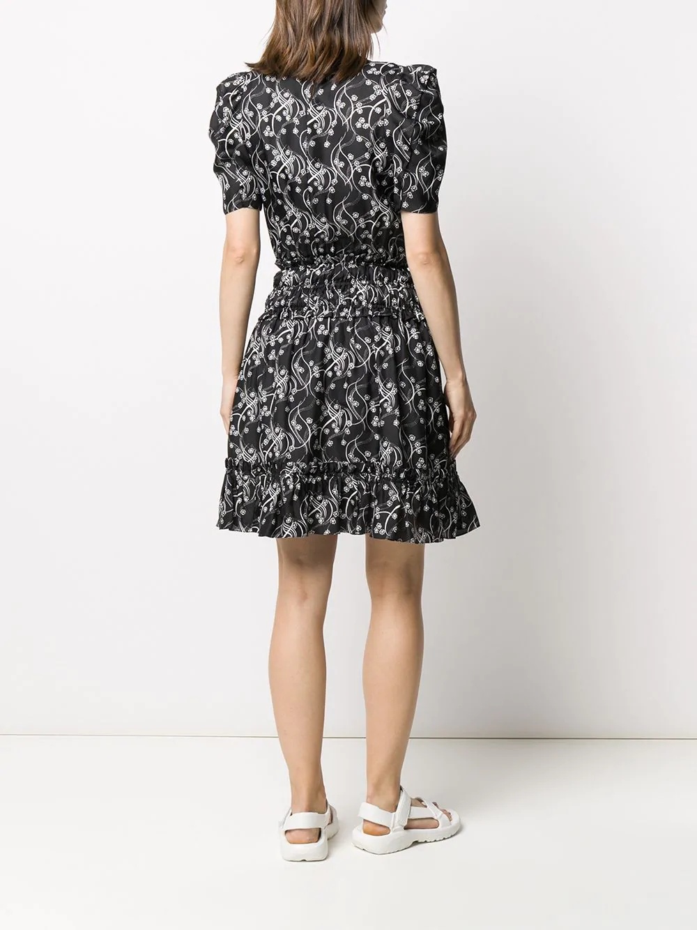 floral ruched dress - 4