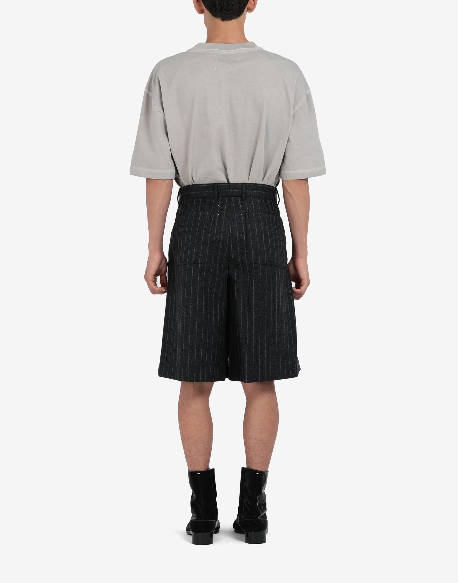 Wide pleated shorts - 4