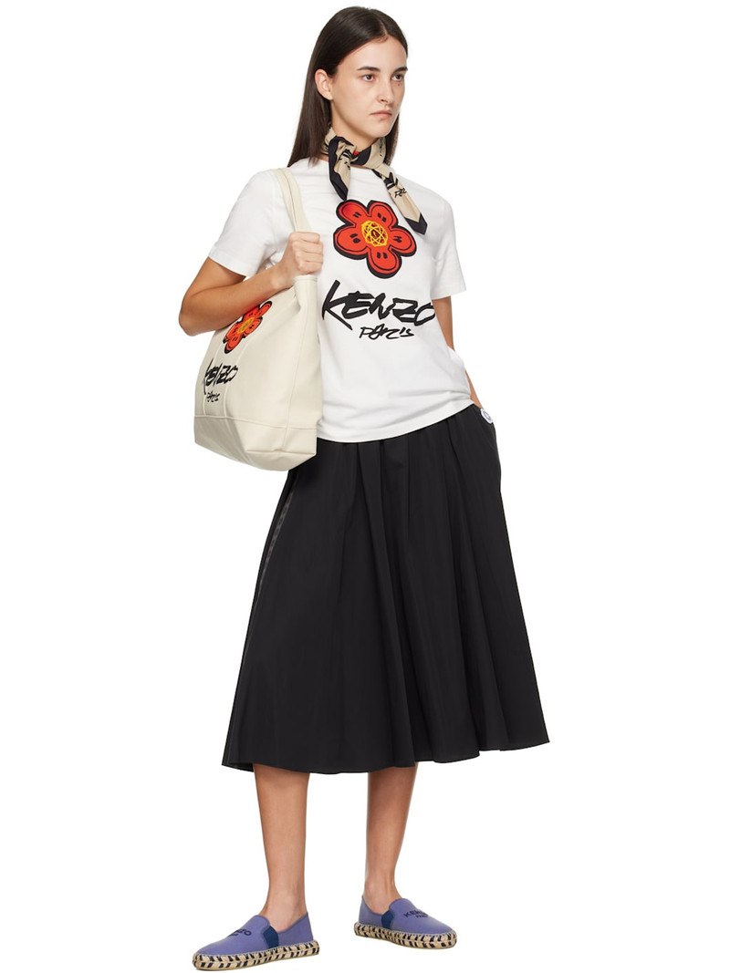 KENZO Beige Kenzo Paris Futura 2000 Edition Bandana Scarf outlook