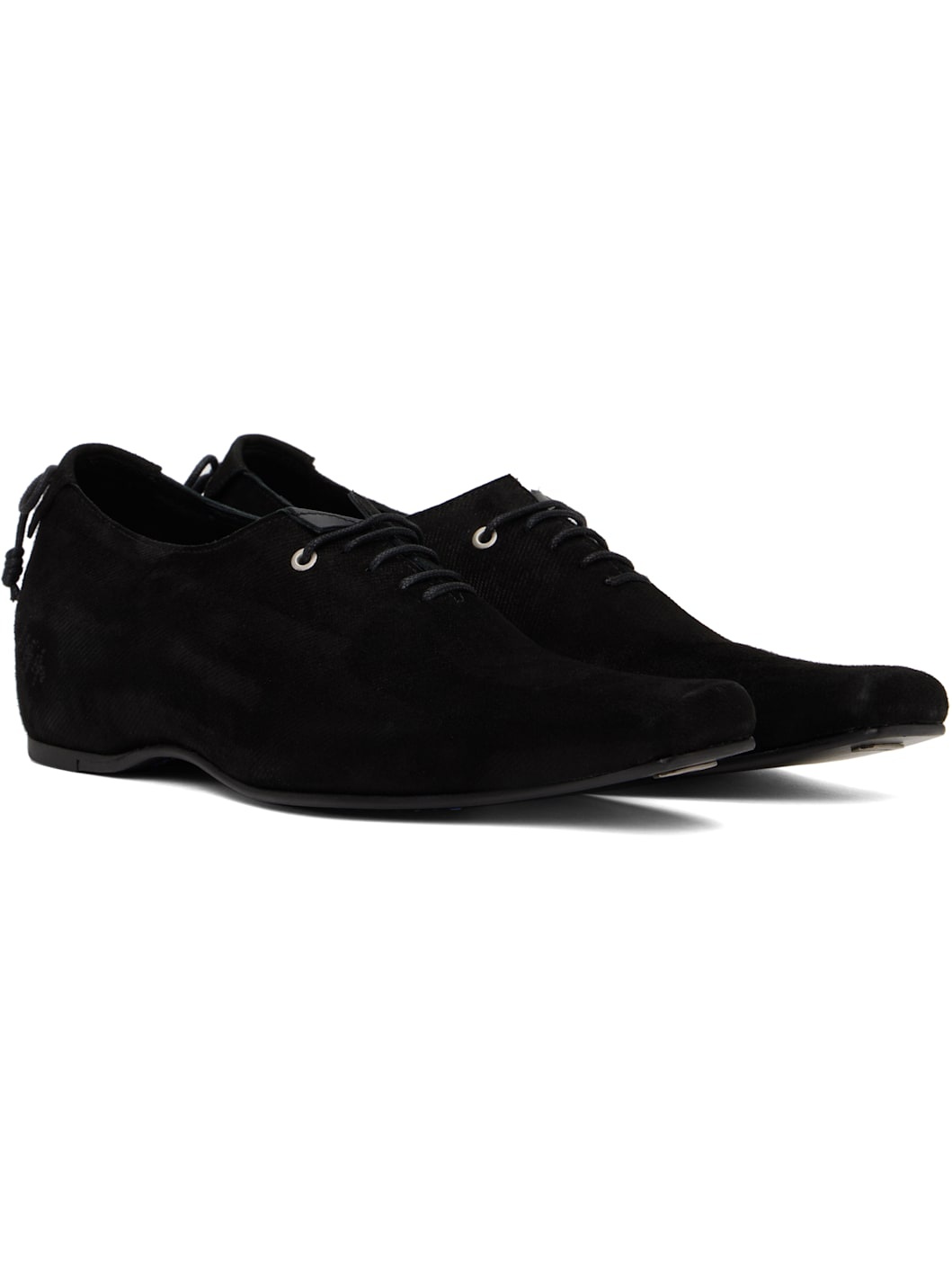 Black Velvet Oxfords - 4