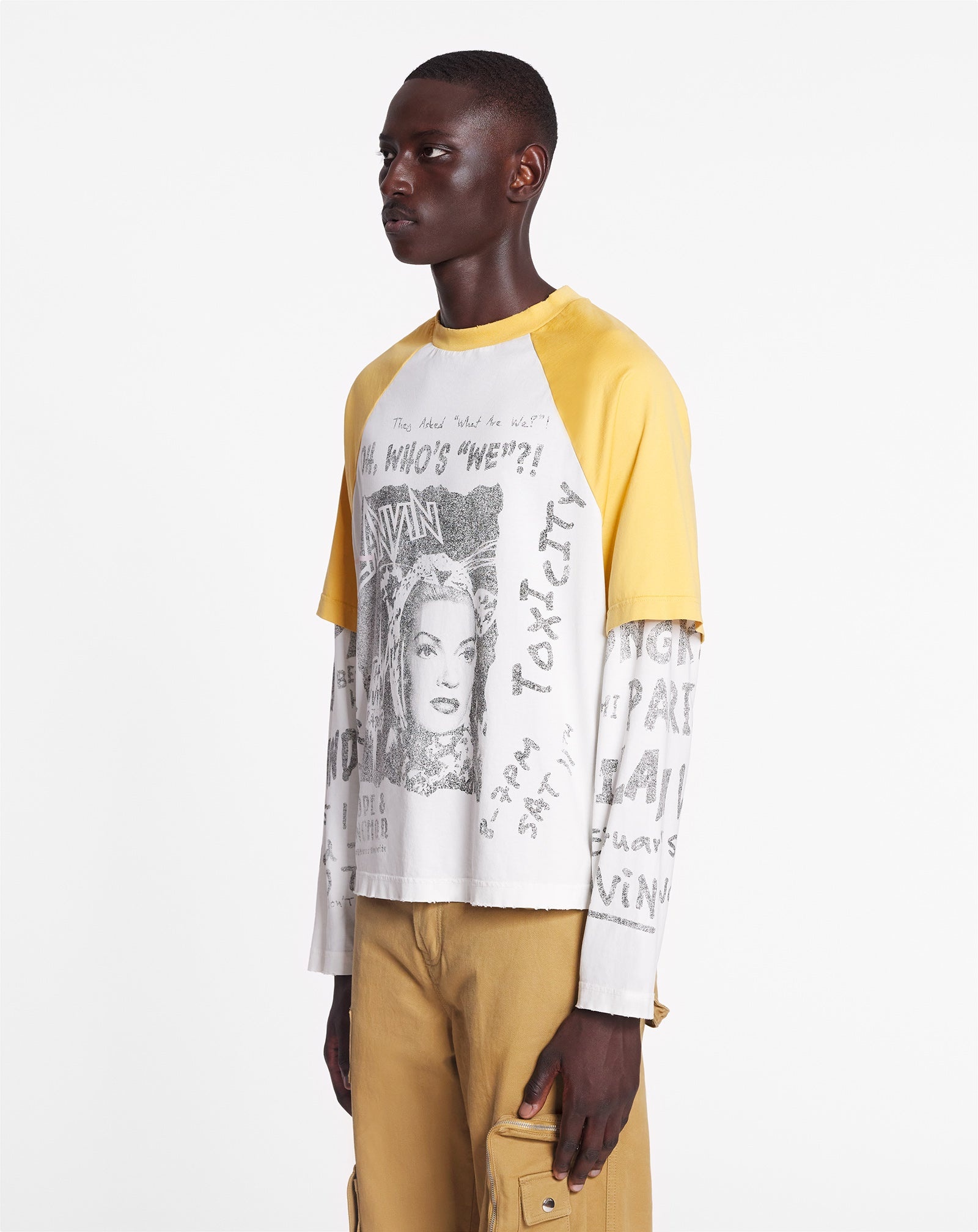 LANVIN X FUTURE LONG-SLEEVED PRINT T-SHIRT - 4