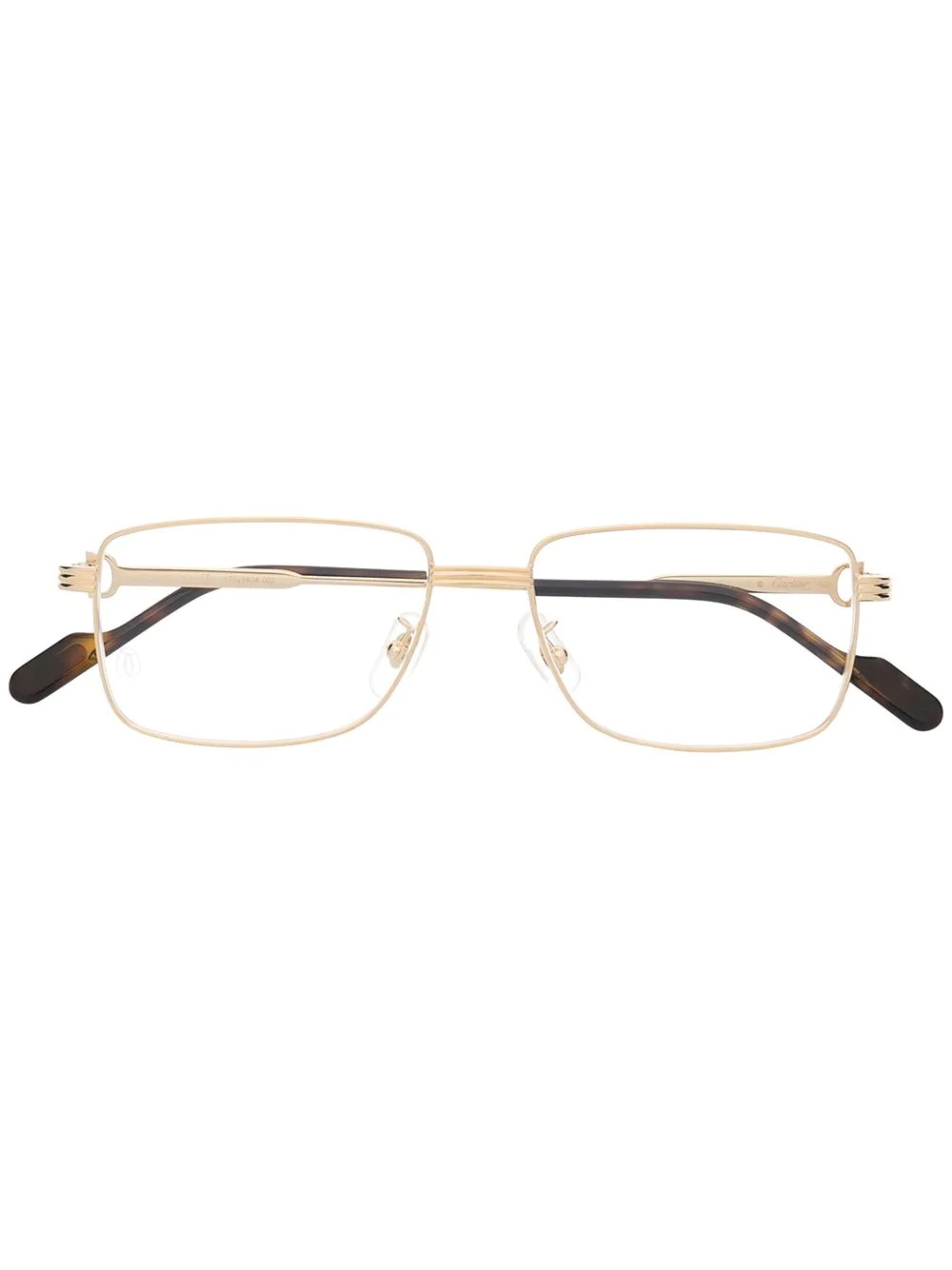 C de Cartier rectangle-frame glasses - 1