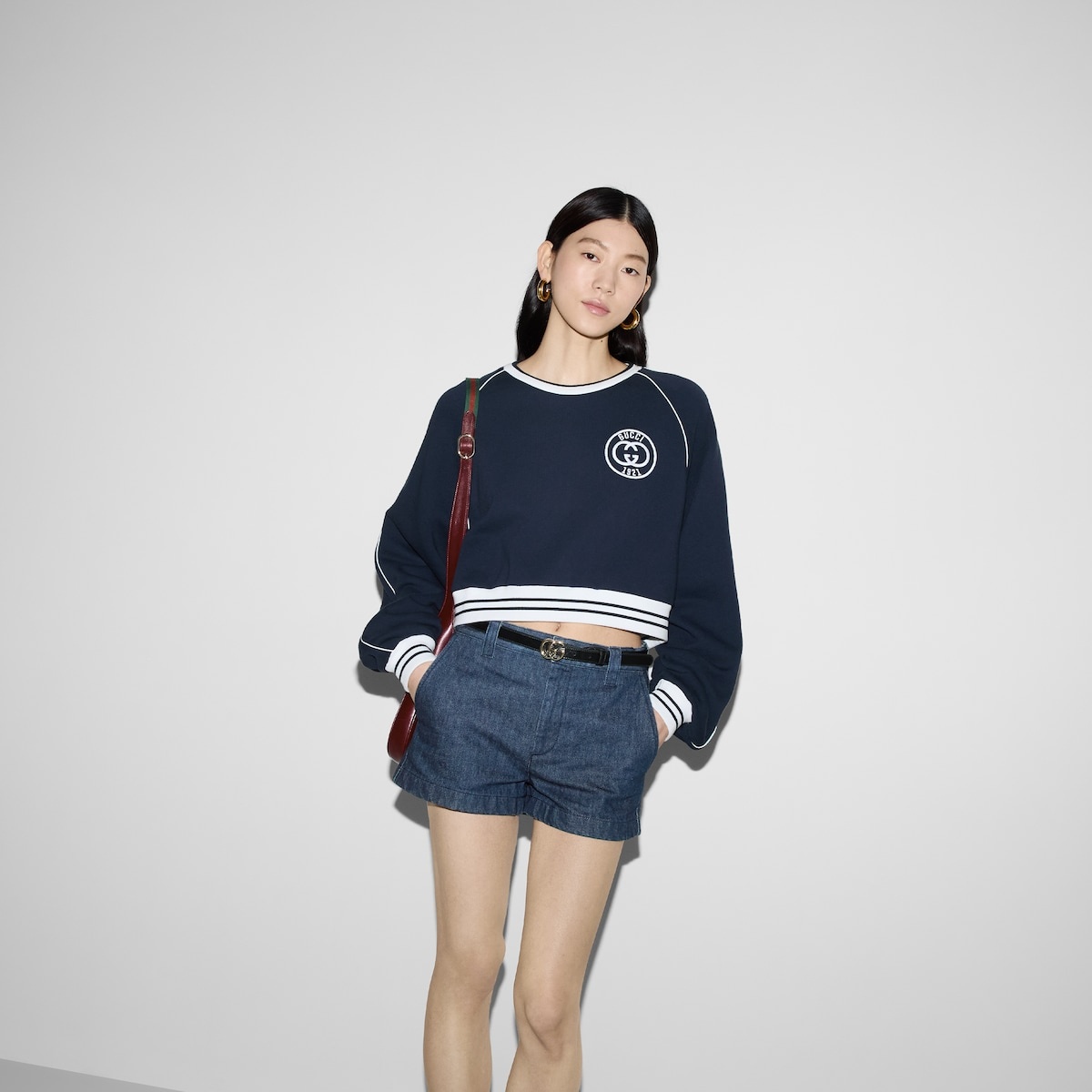 Cotton jersey sweatshirt with embroidery - 6