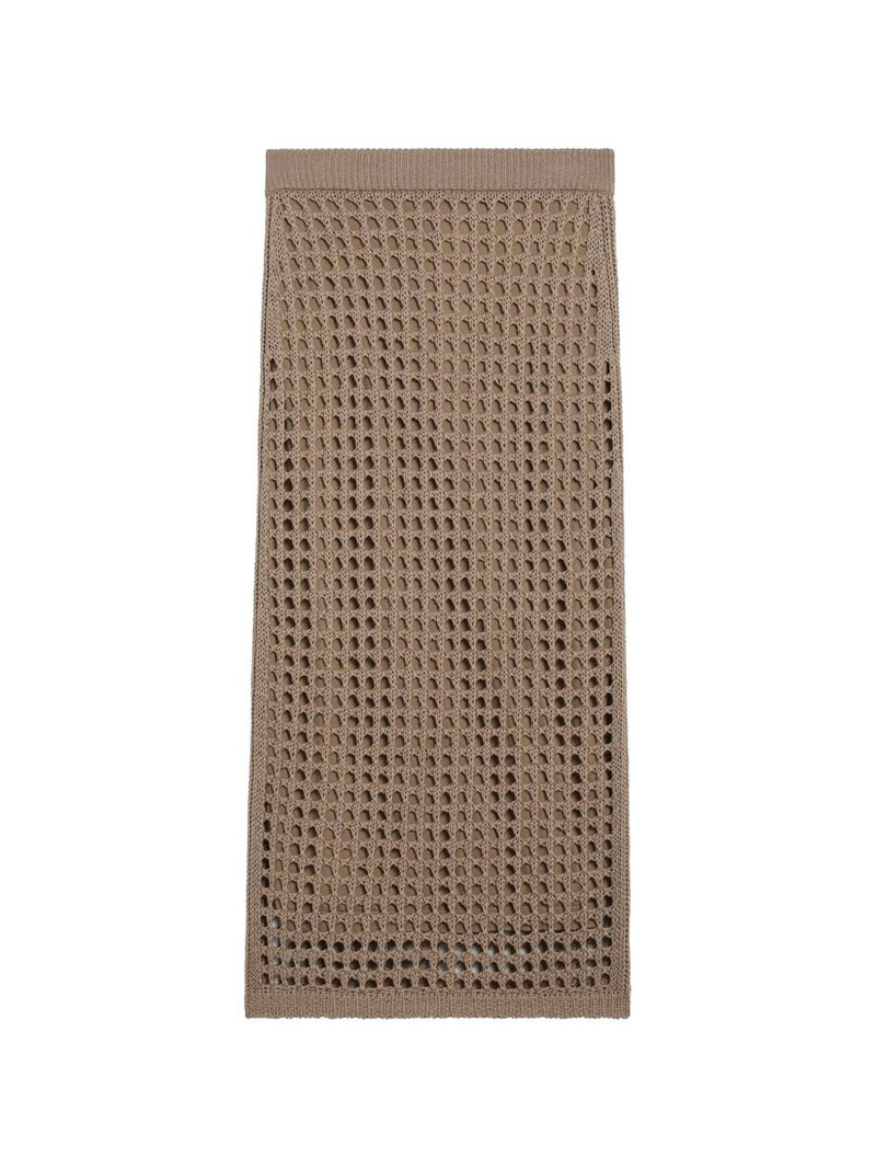 Max Mara open-knit midi skirt outlook