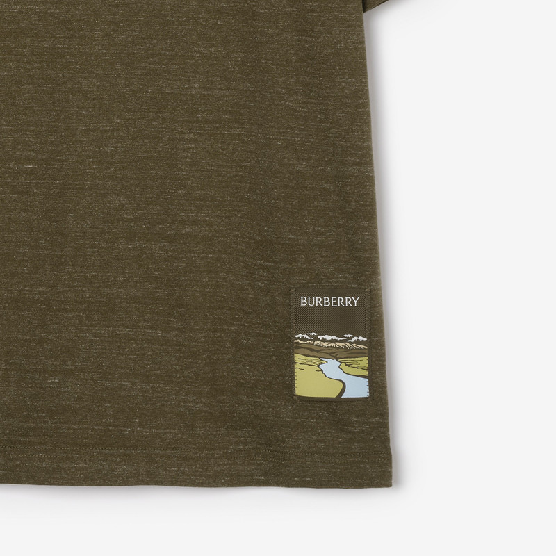 Burberry Landscape Label Cotton T-shirt outlook