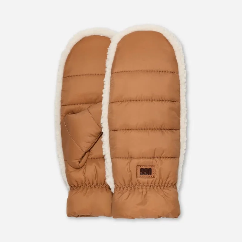 ® Women's AW ®fluff Mitten Nylon/Recycled Materials in Chestnut - 1