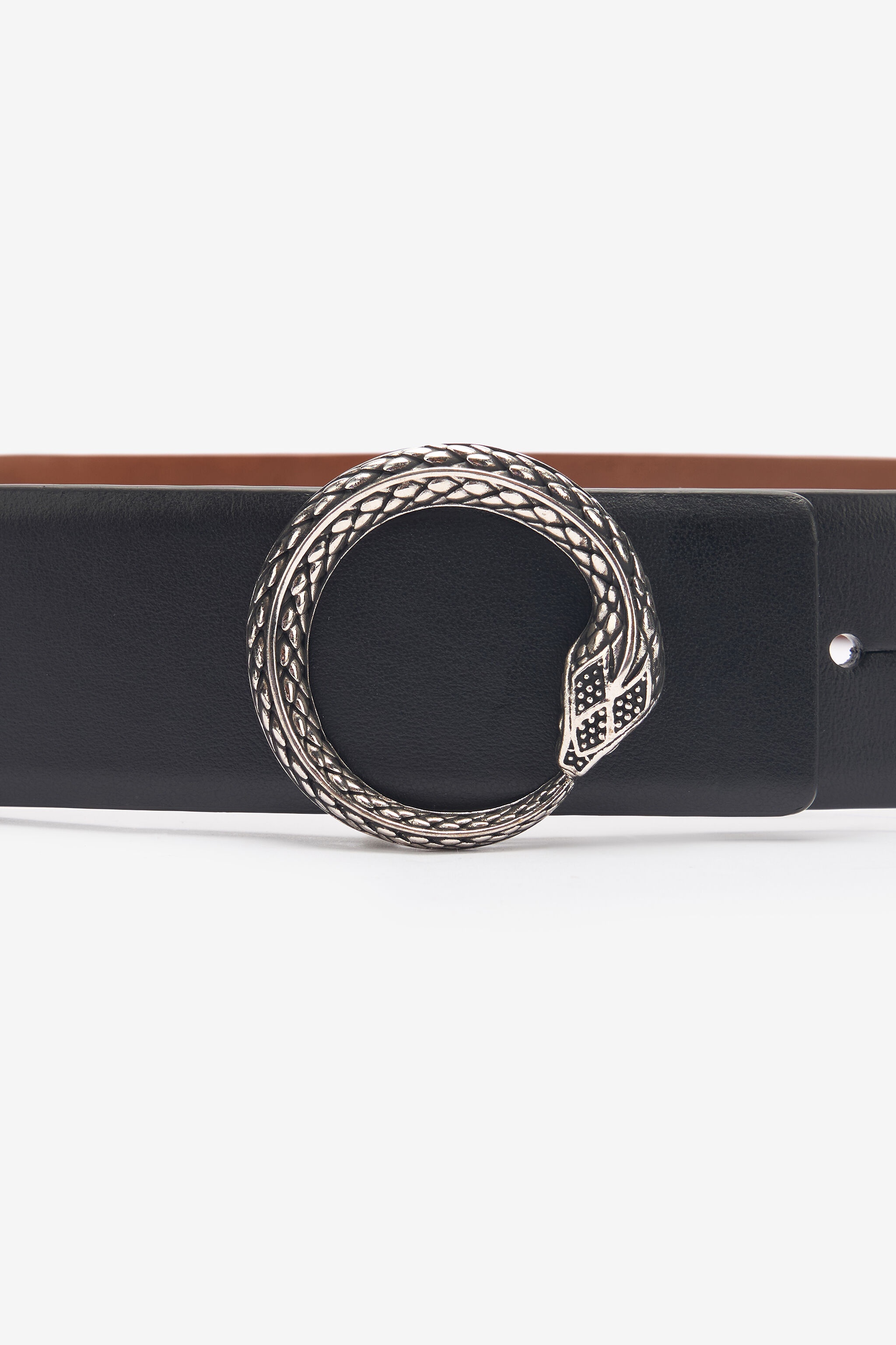 Belt With Snake Buckle - 3
