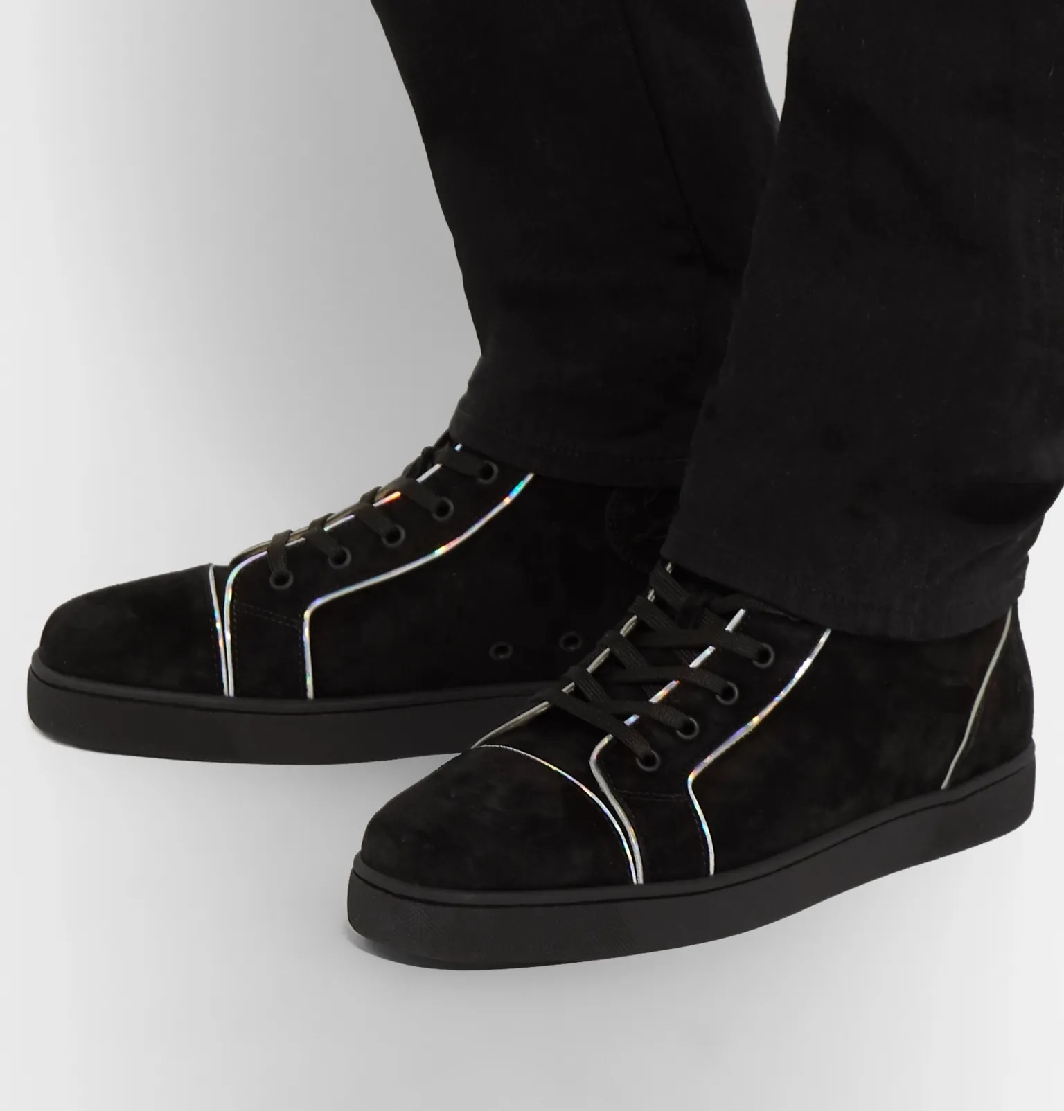 Louis Orlato Suede High-Top Sneakers - 5