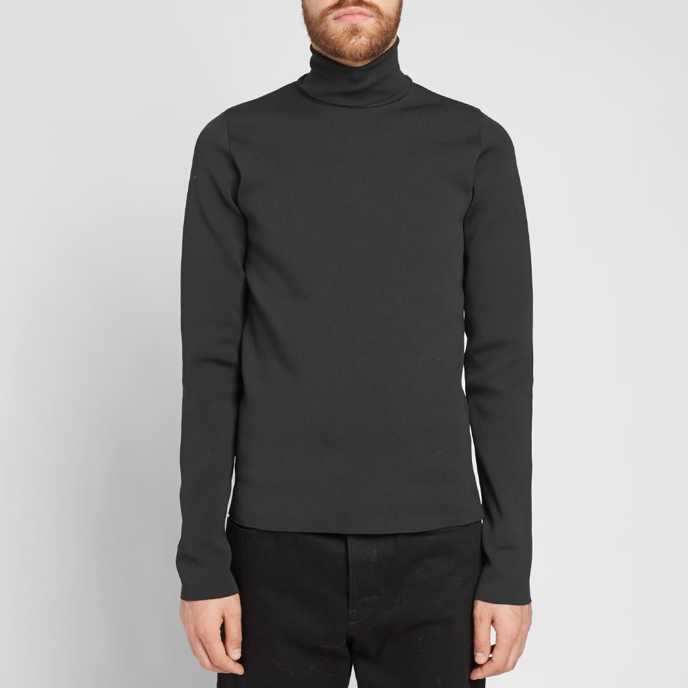 Jil Sander Back Logo Patch Roll Neck Knit - 4