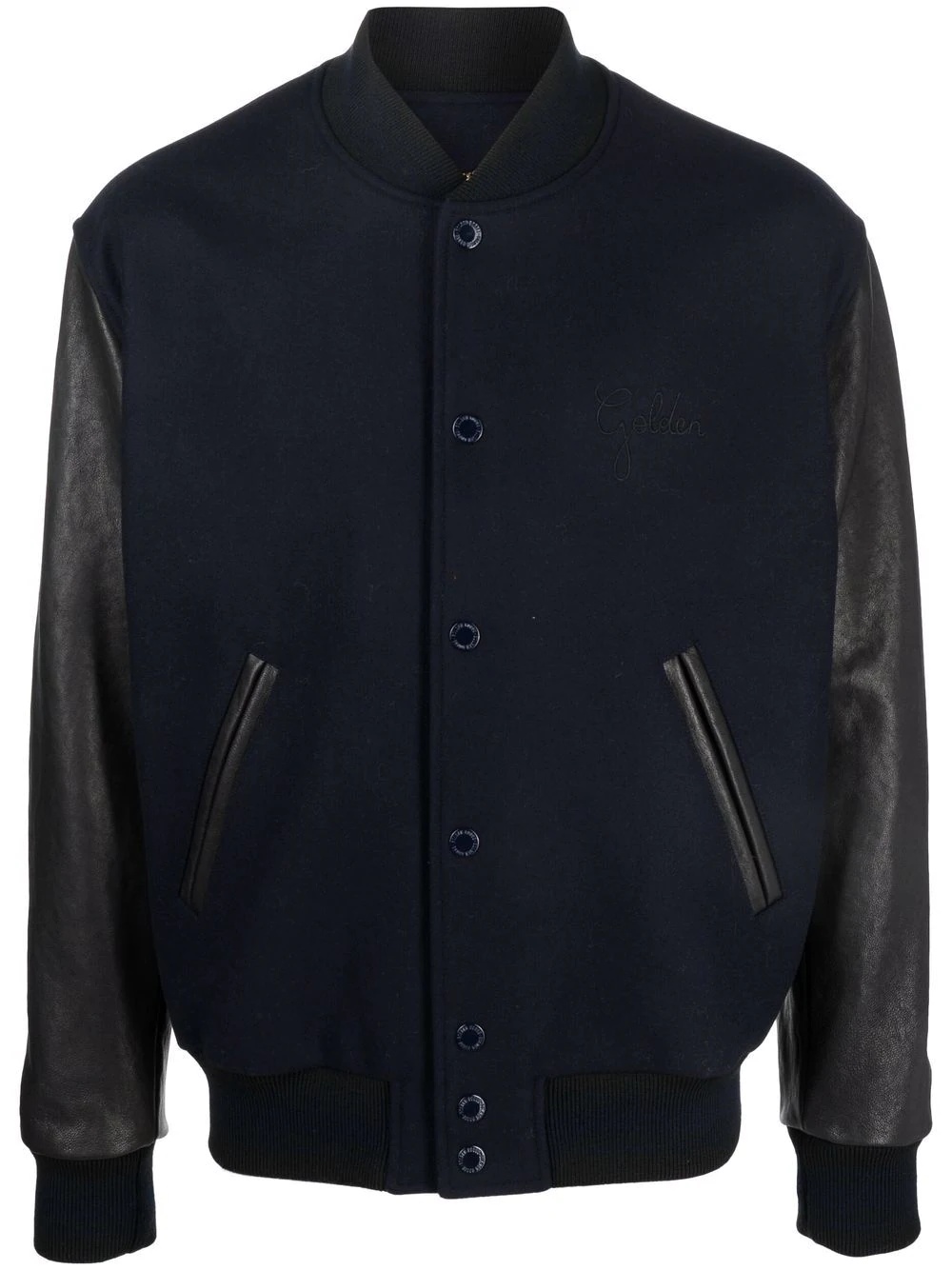 panelled varsity jacket - 1