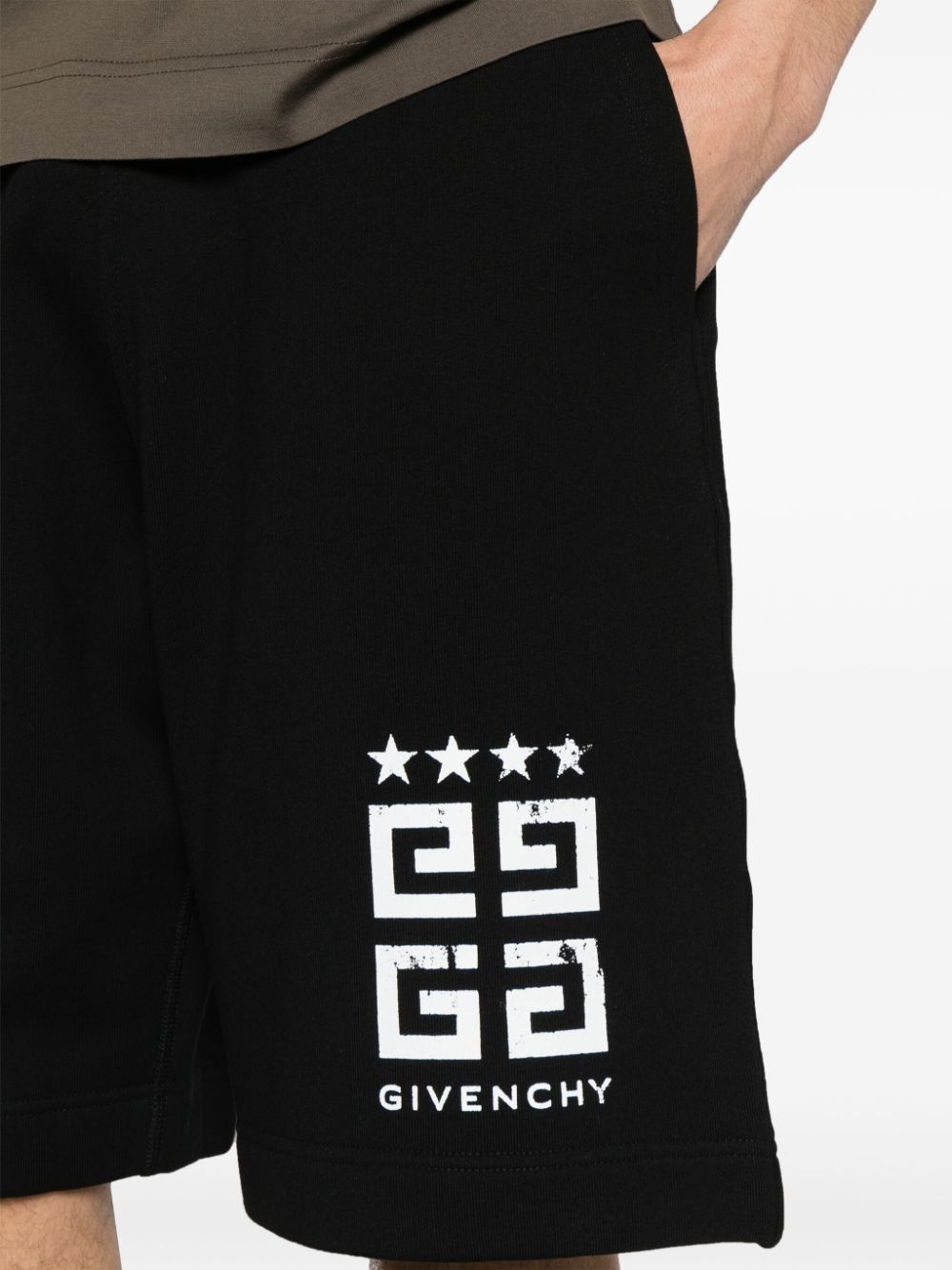 4G printed cotton shorts - 5