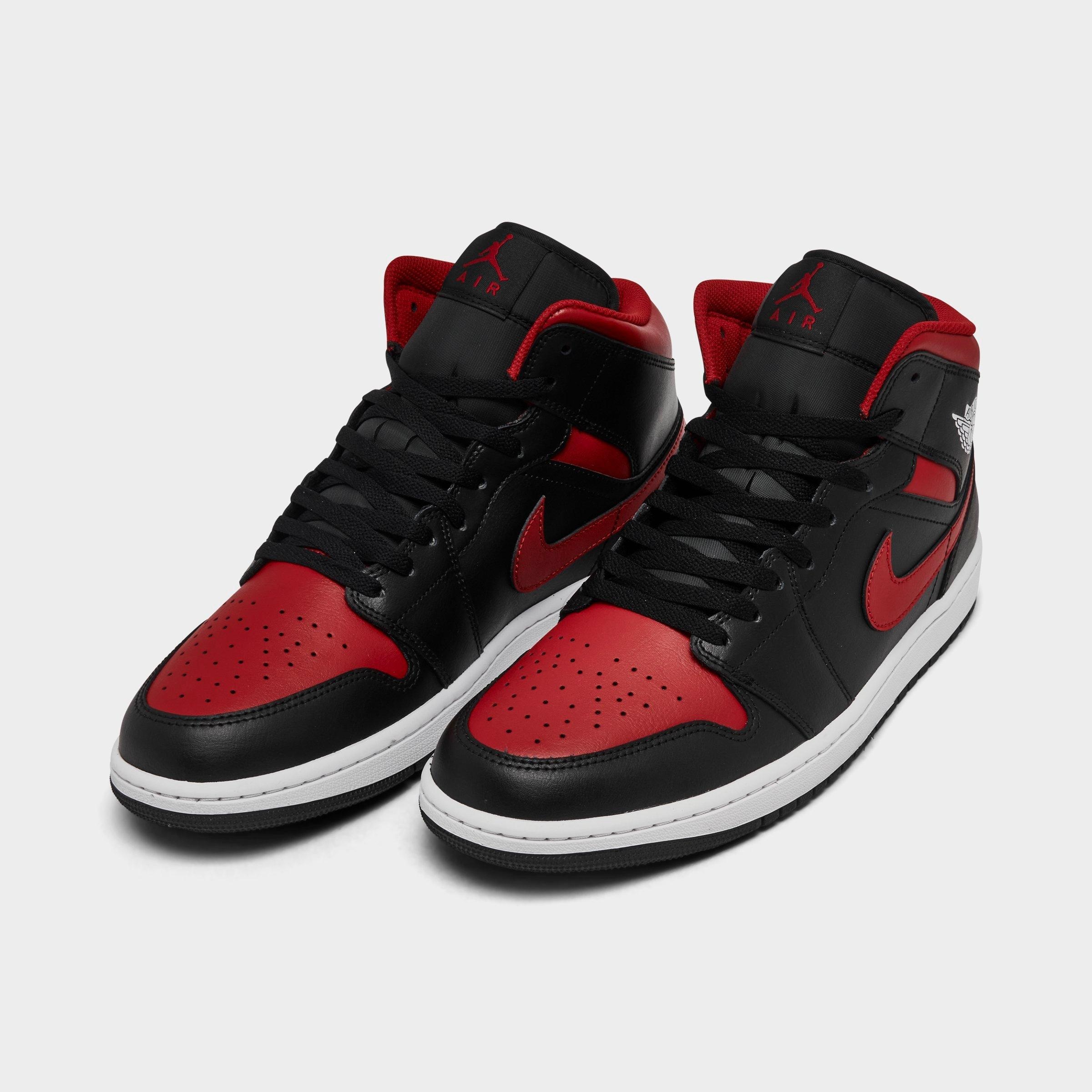 MEN'S AIR JORDAN RETRO 1 MID CASUAL SHOES - 2