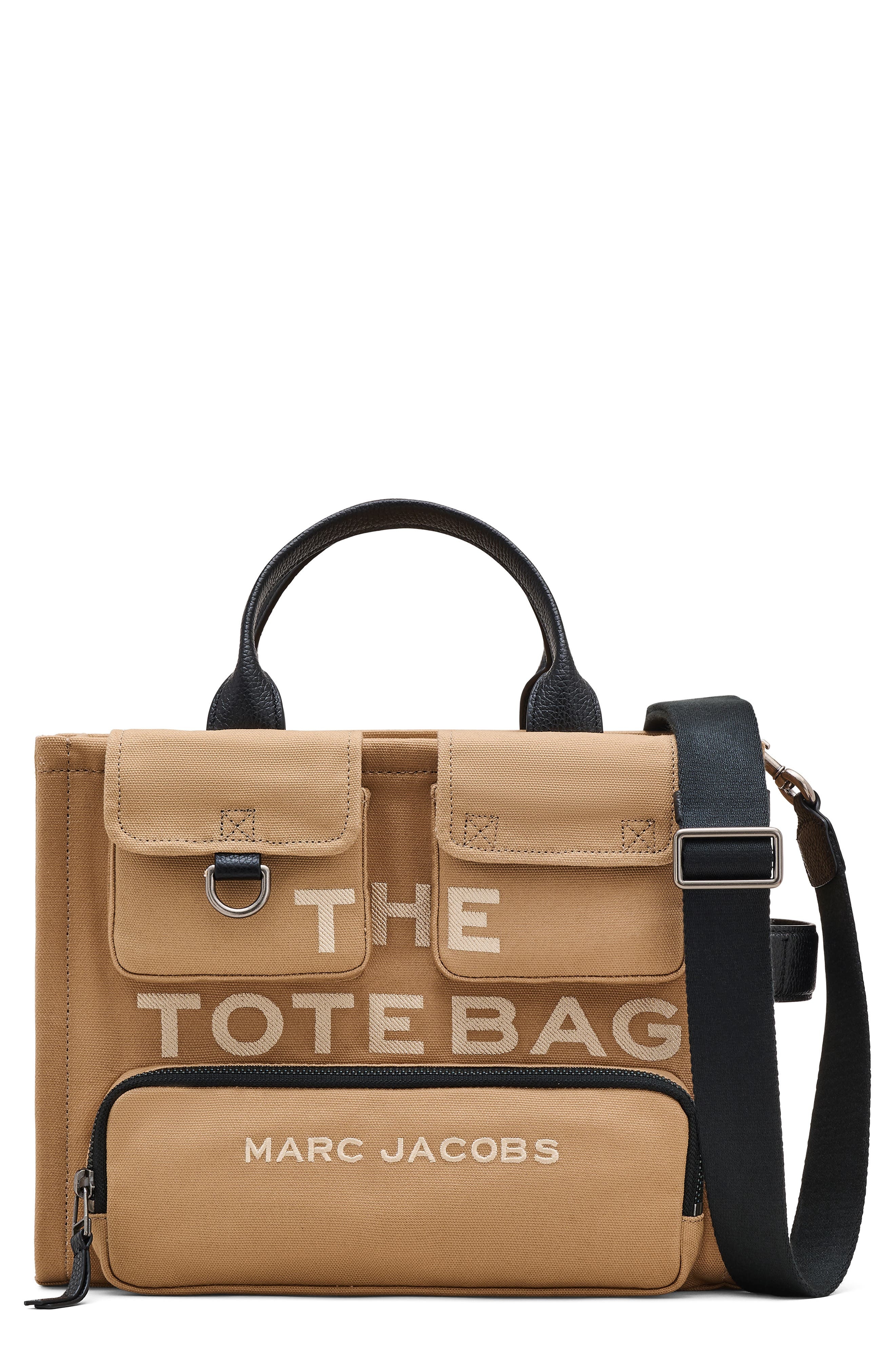 Marc Jacobs The Cargo Canvas Medium Tote Bag in Camel at Nordstrom - 1